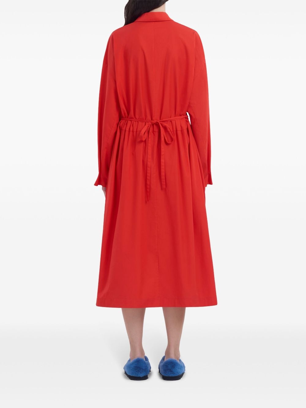 cotton midi dress - 4