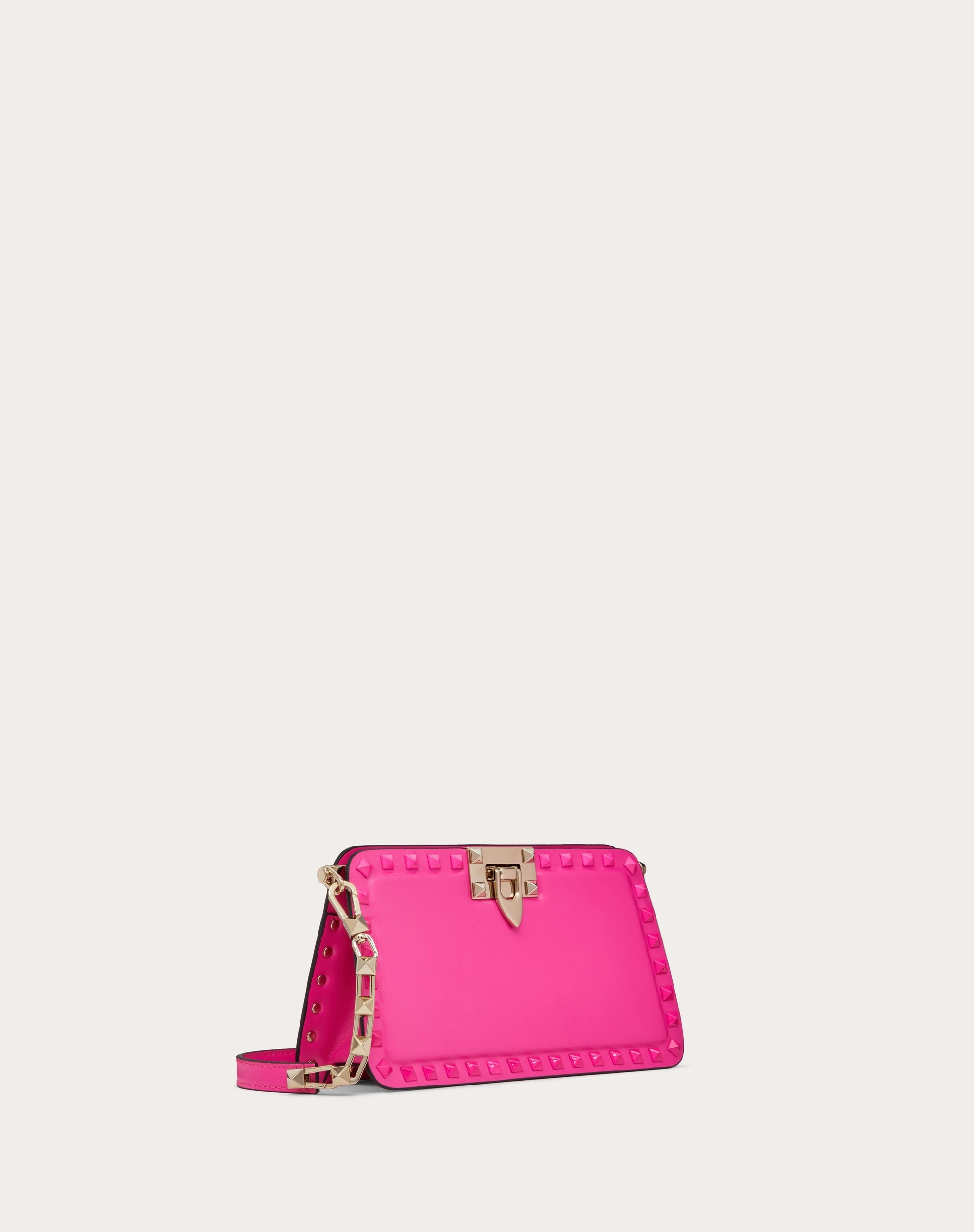 ROCKSTUD CALFSKIN CLUTCH - 3