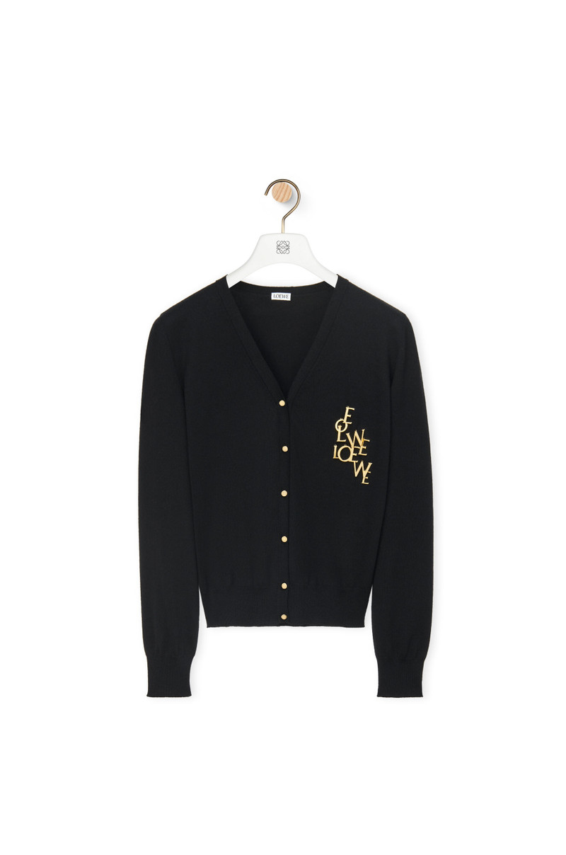 LOEWE charm cardigan in wool 1