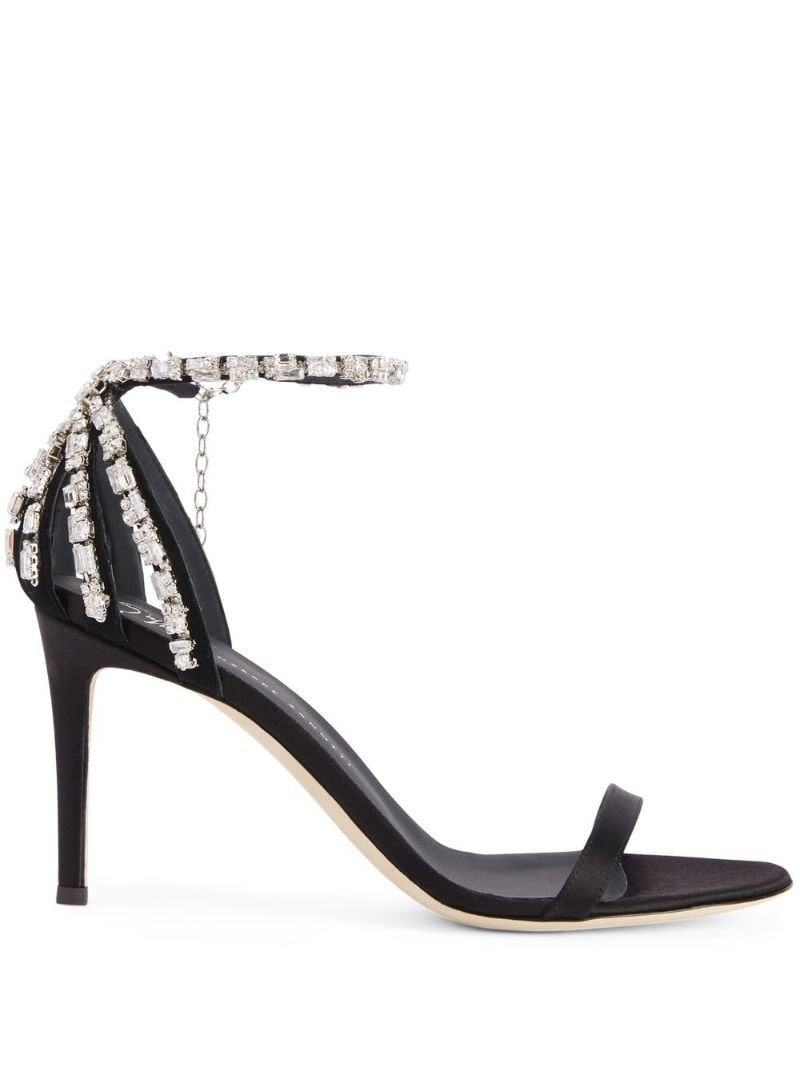 Adele crystal 85mm sandals - 1