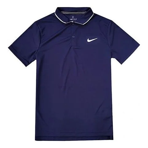 Nike Court Dri-FIT Quick-dry Polo Male Blue 939138-452 - 1