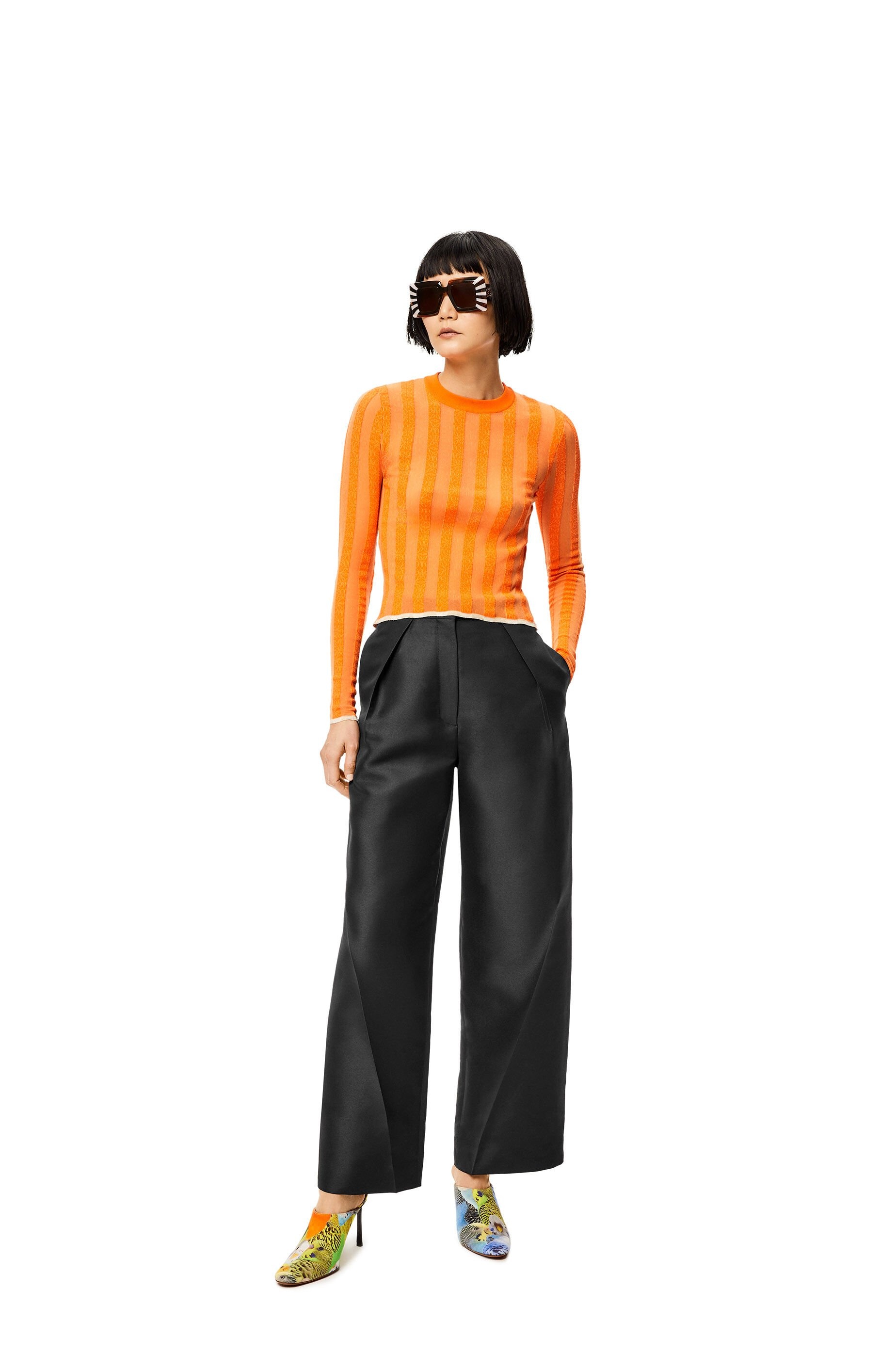 Pleated trousers in technical twill - 2
