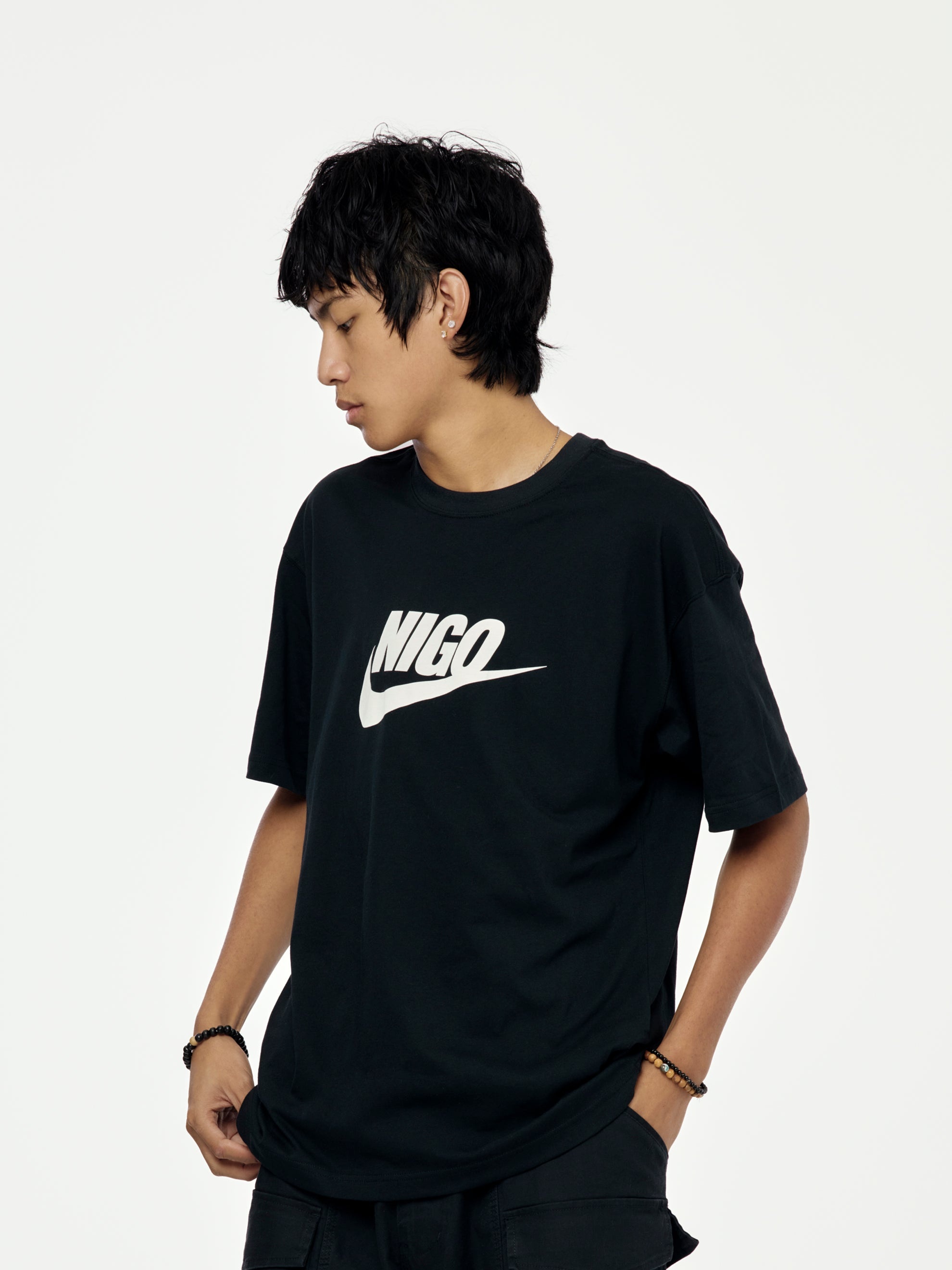 M NRG NIGO SS TEE (BLACK/WHITE) - 2