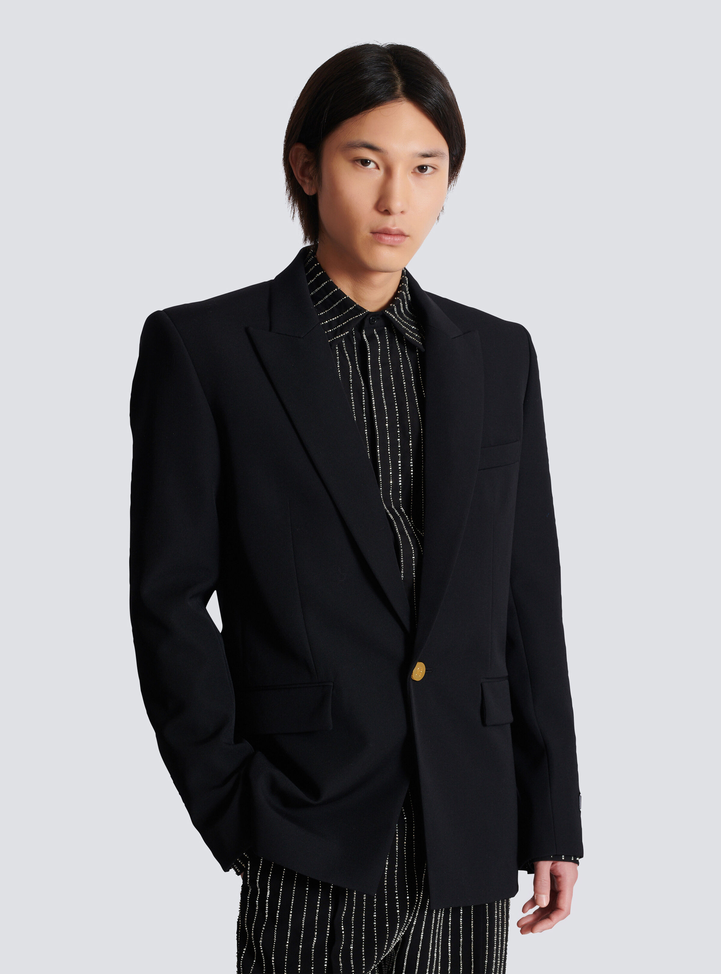 Grain de poudre wool 1-button jacket - 7