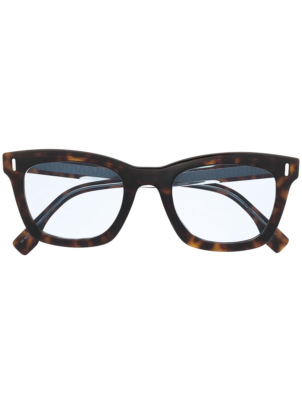 tortoiseshell-effect sunglasses - 1