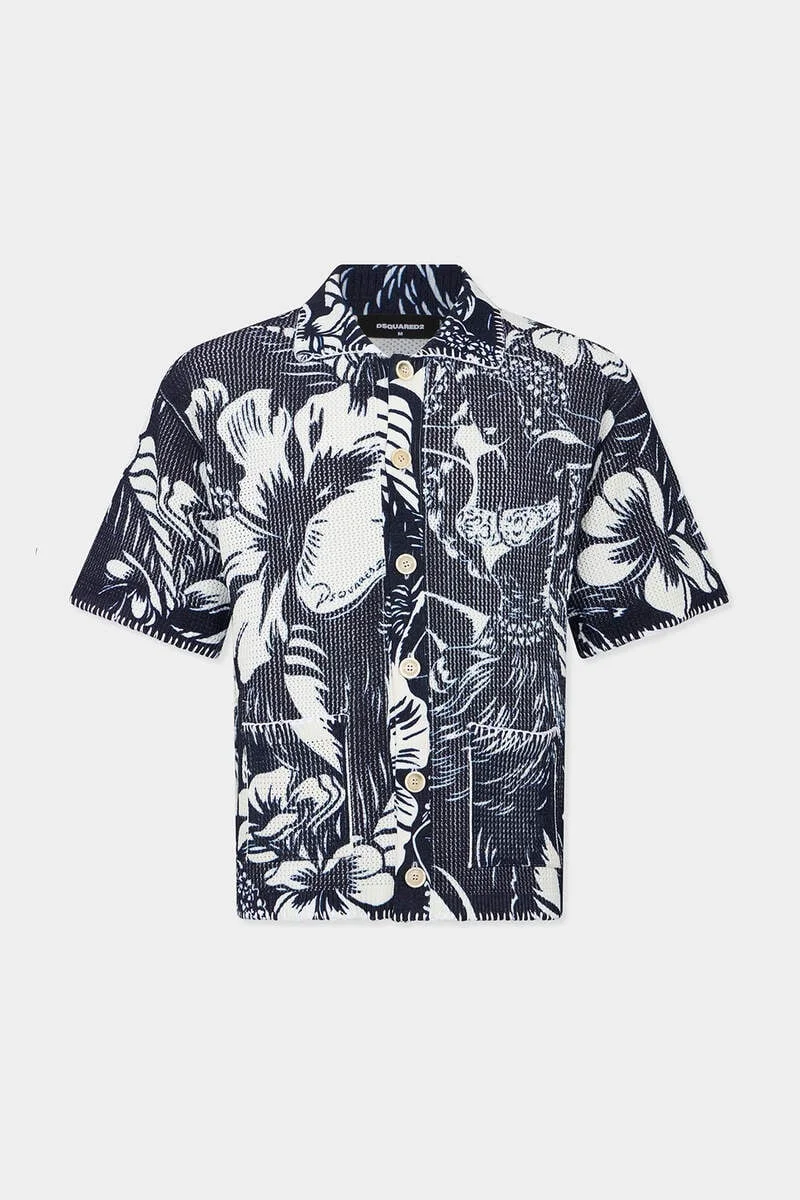 DANCING FLOWERS SHORT SLEEVES POLO - 1