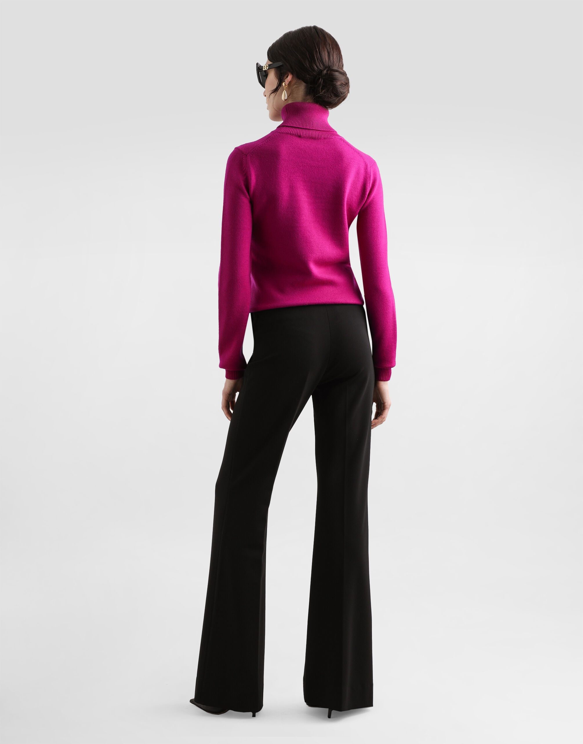 Wool turtle-neck sweater - 3