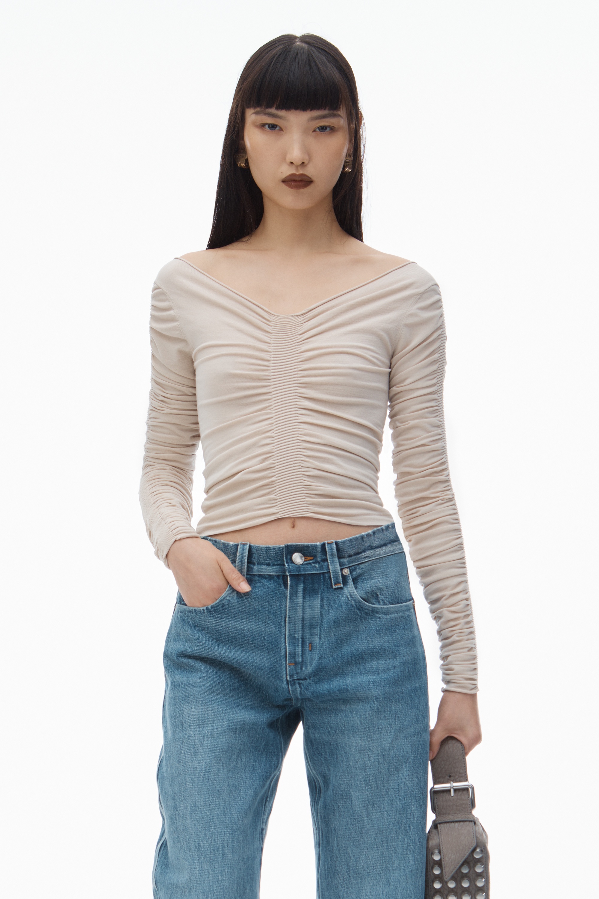 Ruched Pullover - 2