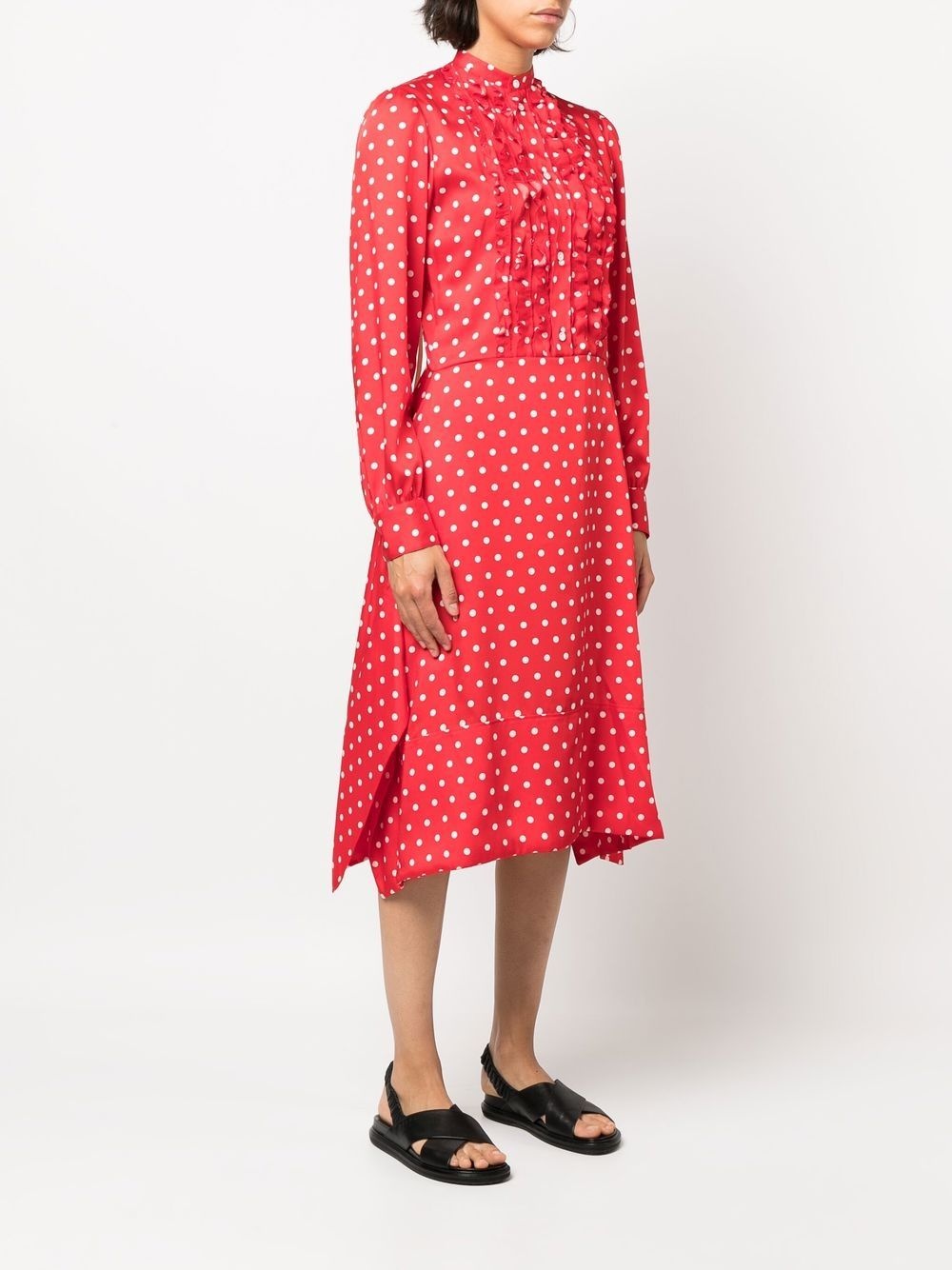 polka-dot shirt dress - 3