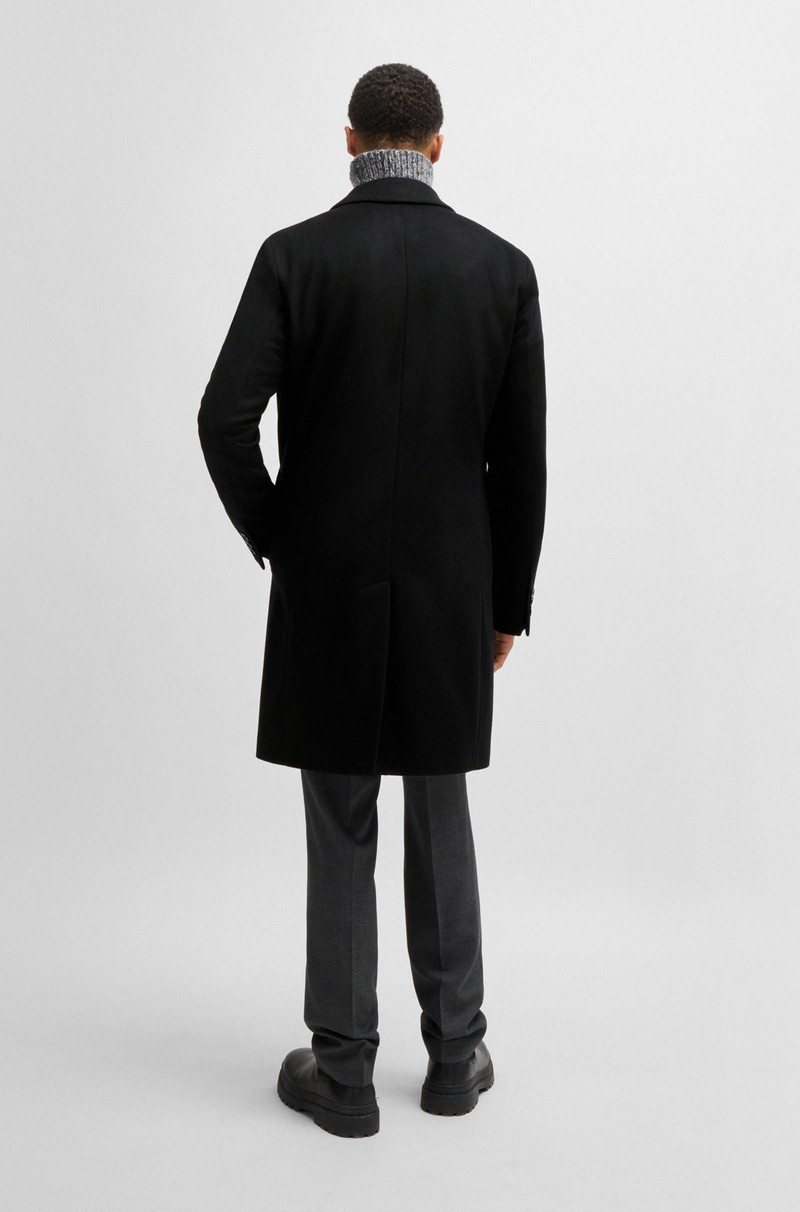 SLIM-FIT COAT IN WOOL AND CASHMERE 5