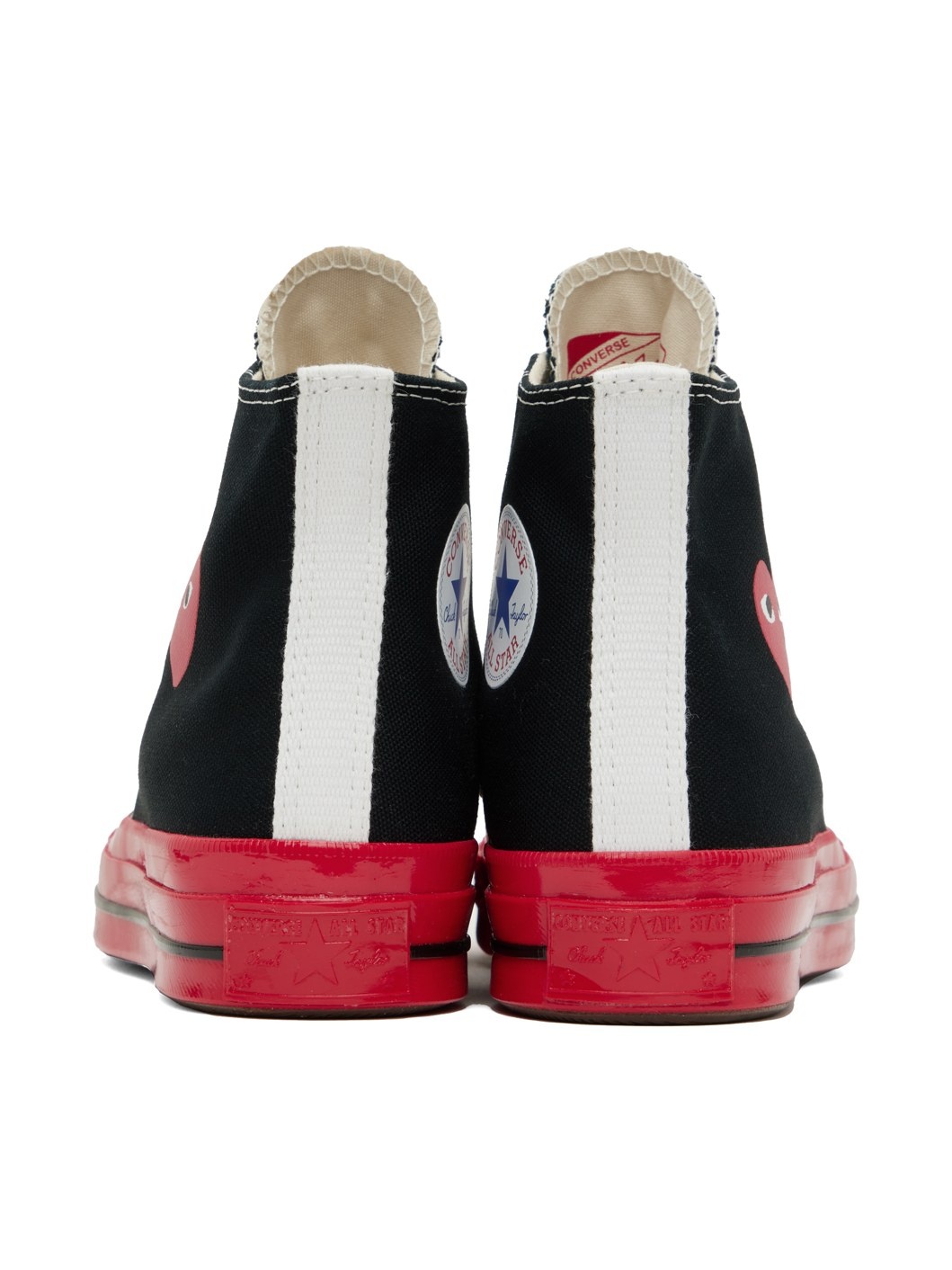 Black & Red Converse Edition PLAY Chuck 70 High-Top Sneakers - 2