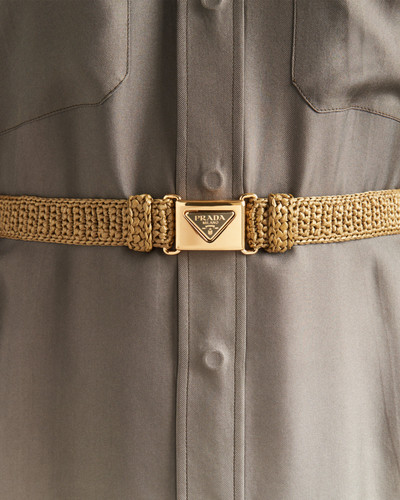 Prada Woven fabric belt outlook