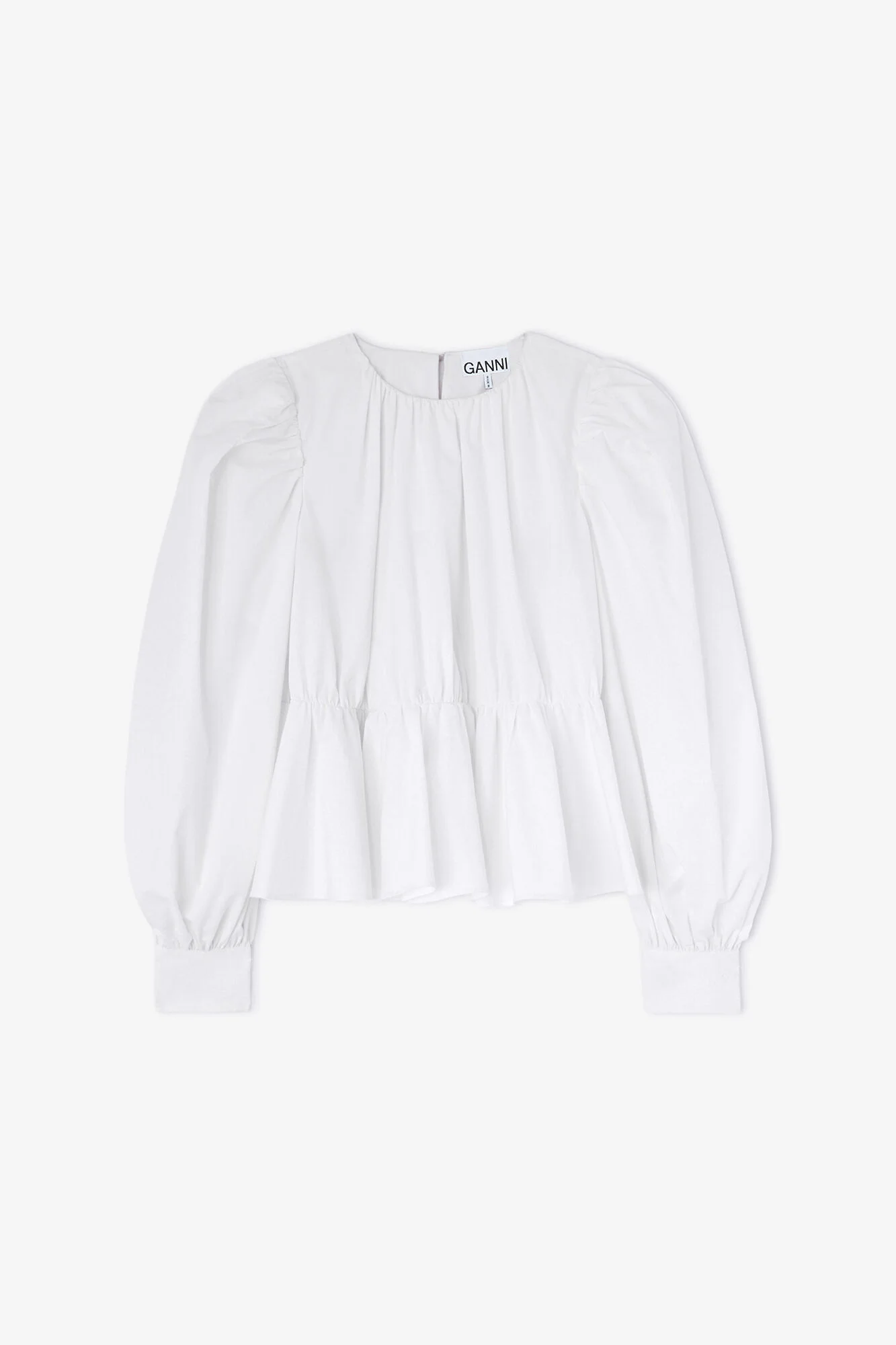 BLOUSE IN COMPACT POPLIN - 1