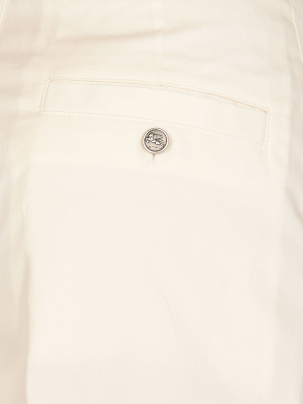 button-fastening high-waist shorts - 4