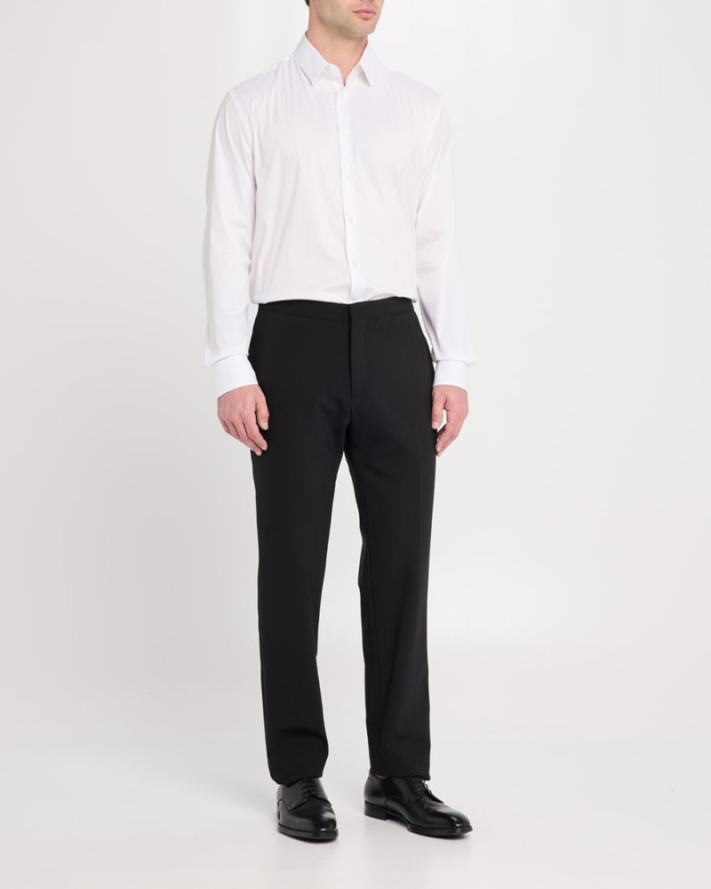 GIORGIO ARMANI Men & apos;s Solid Stretch Poplin Sport Shirt outlook