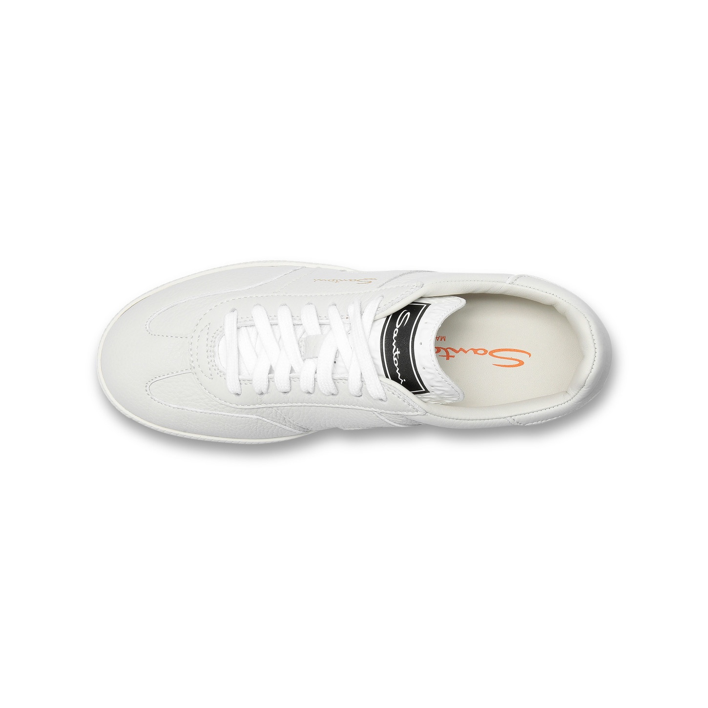 Women's white leather DBS Oly sneaker - 5