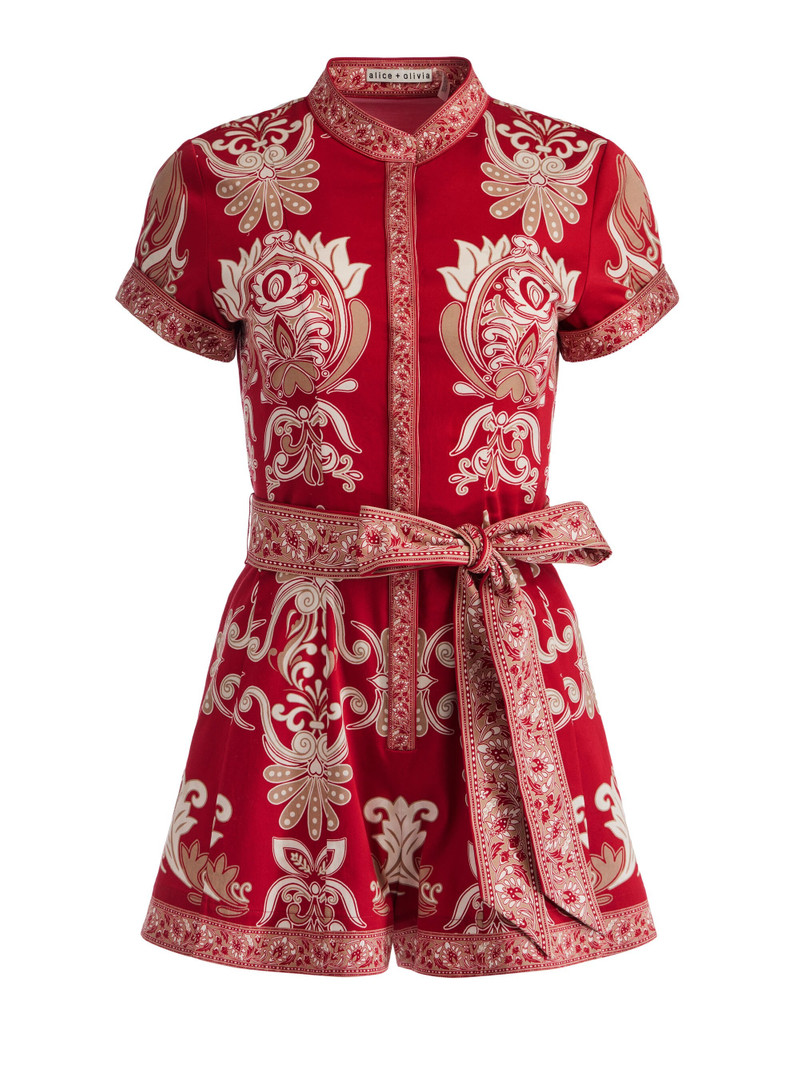 LUCY BUTTON DOWN ROMPER 1