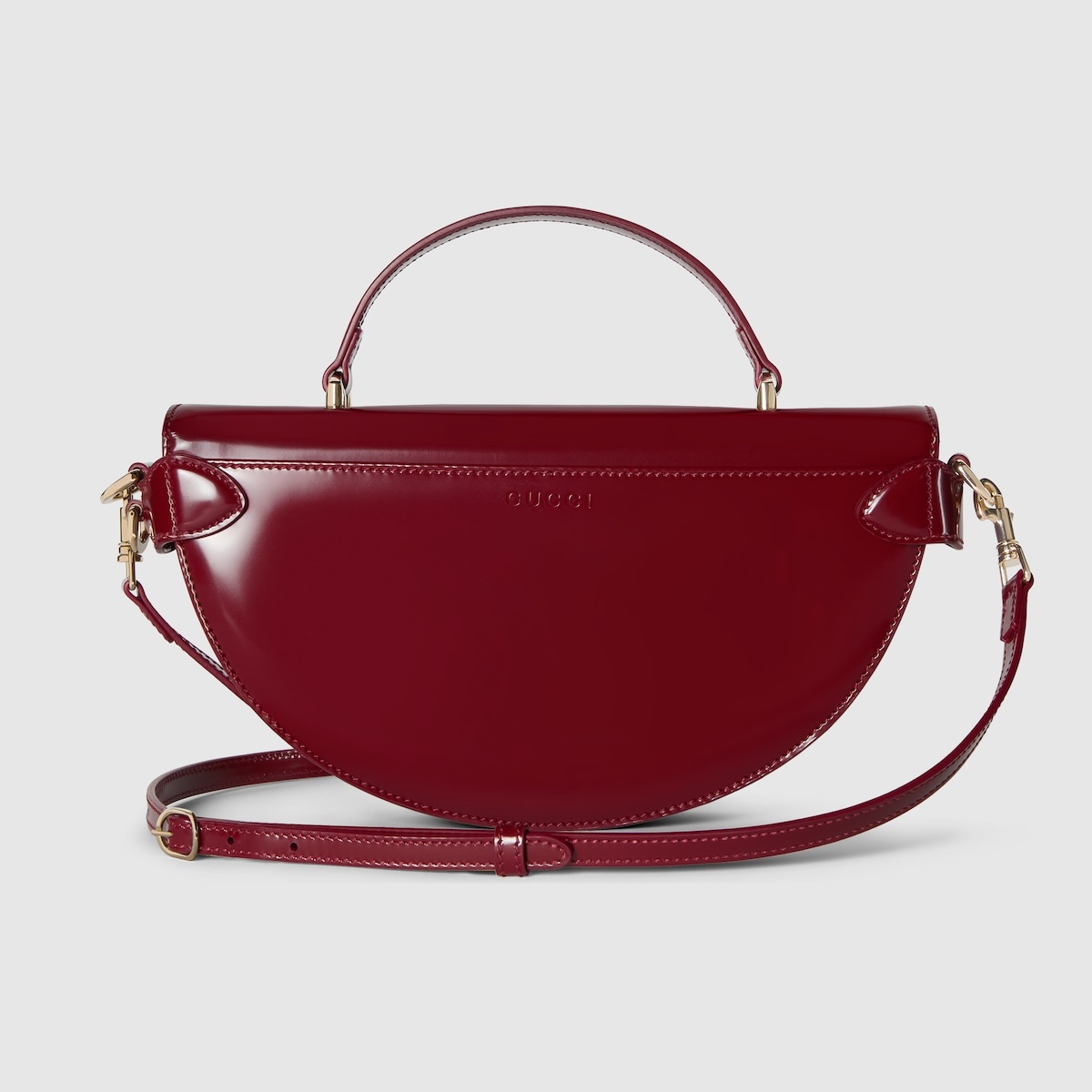 Small half-moon top handle bag - 5