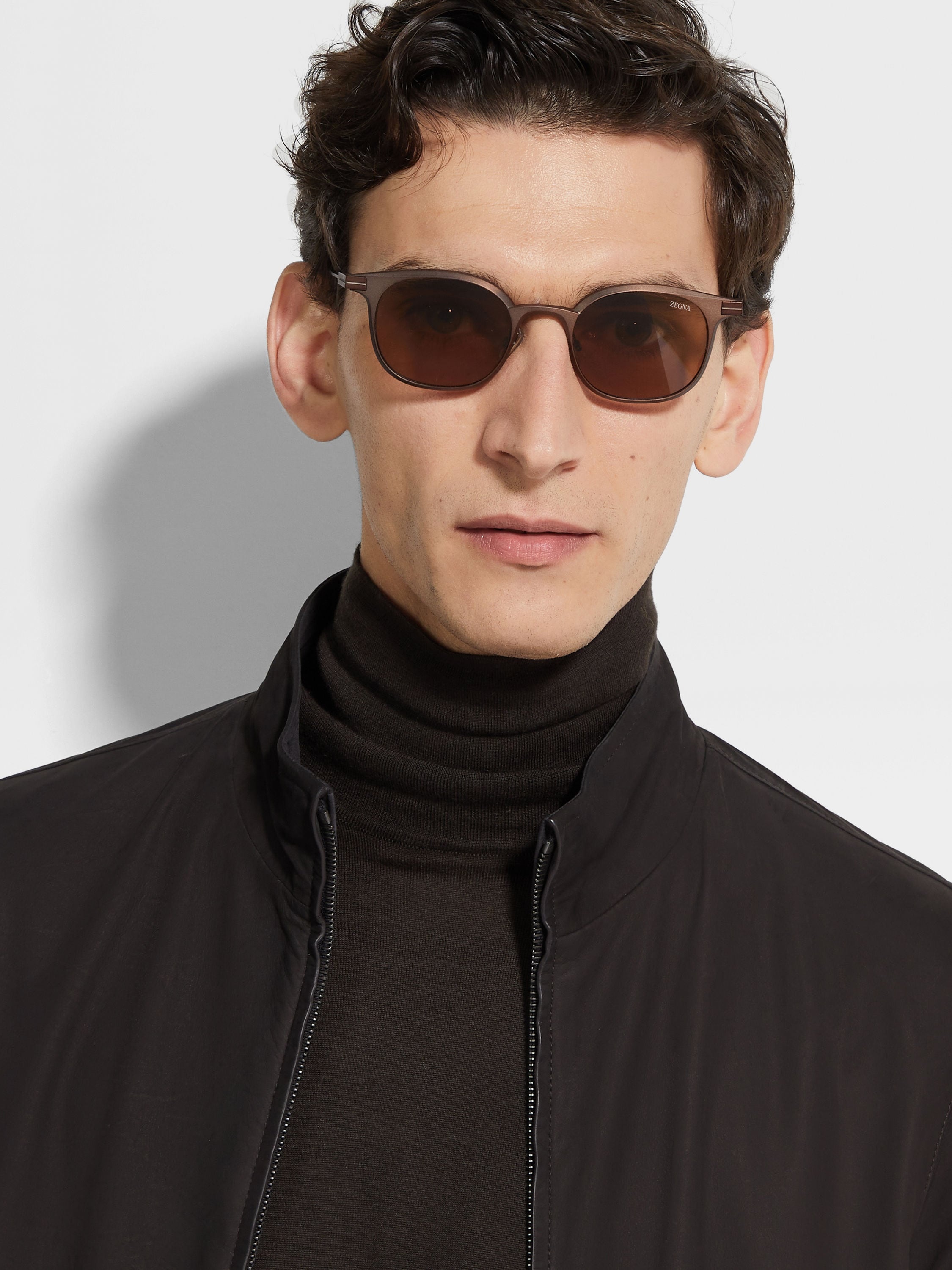 DARK BRONZE ALUMINIUM SUNGLASSES - 4