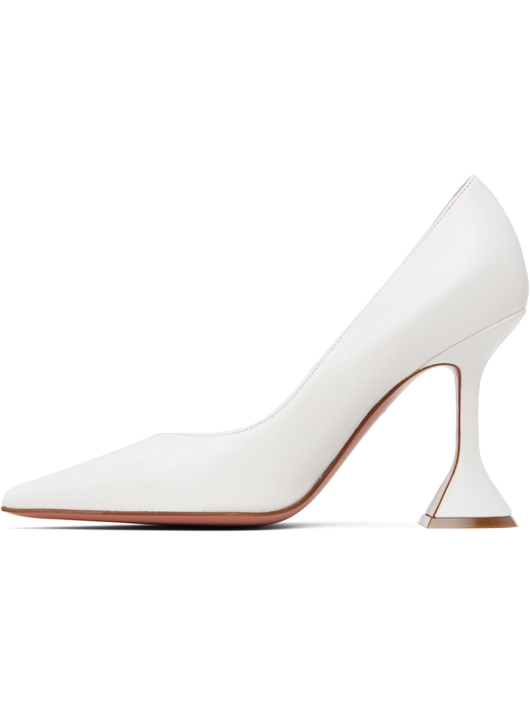 White Ami Pump Heels - 3