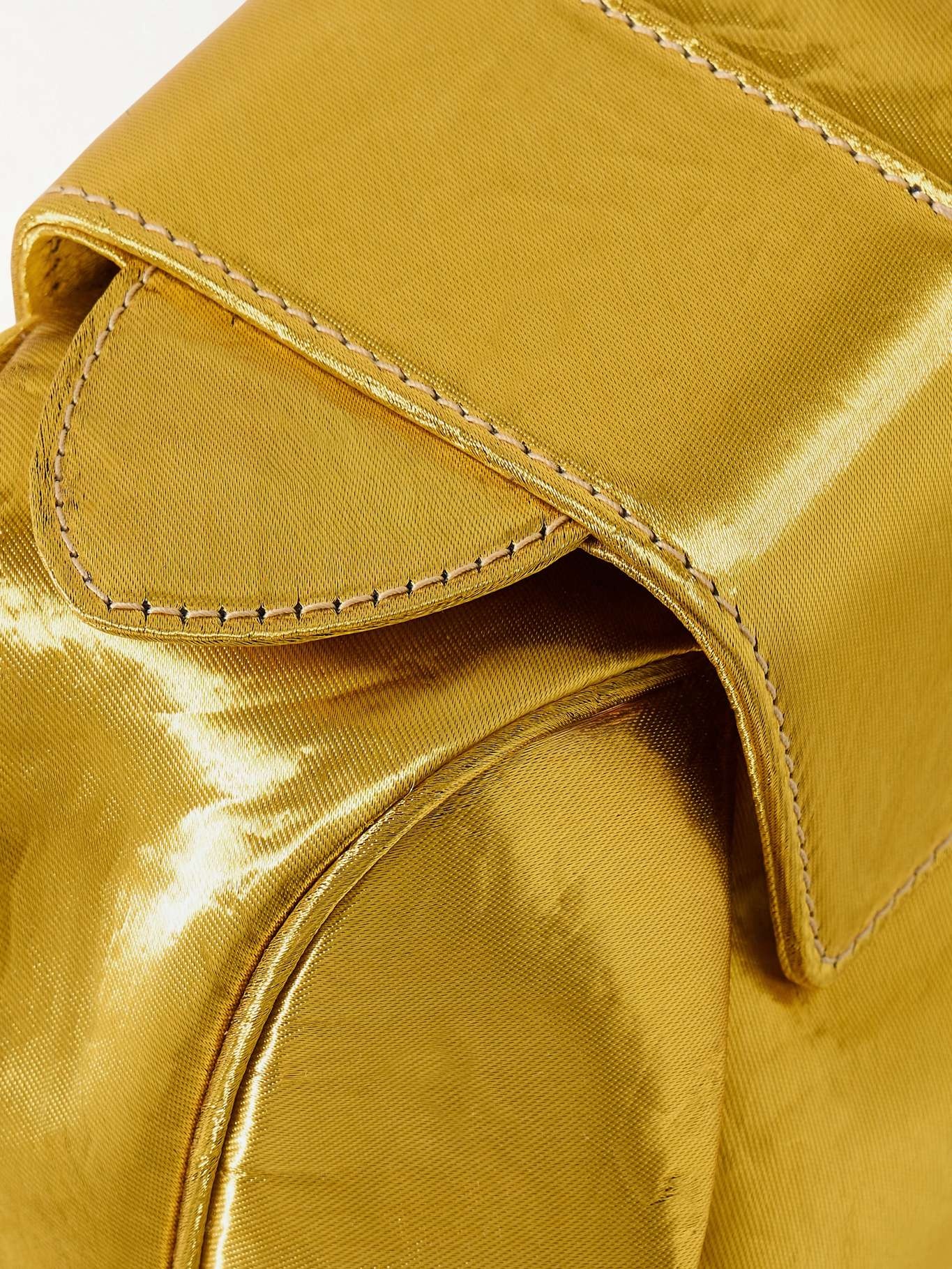 Soft Demi lamé clutch Gold - 4