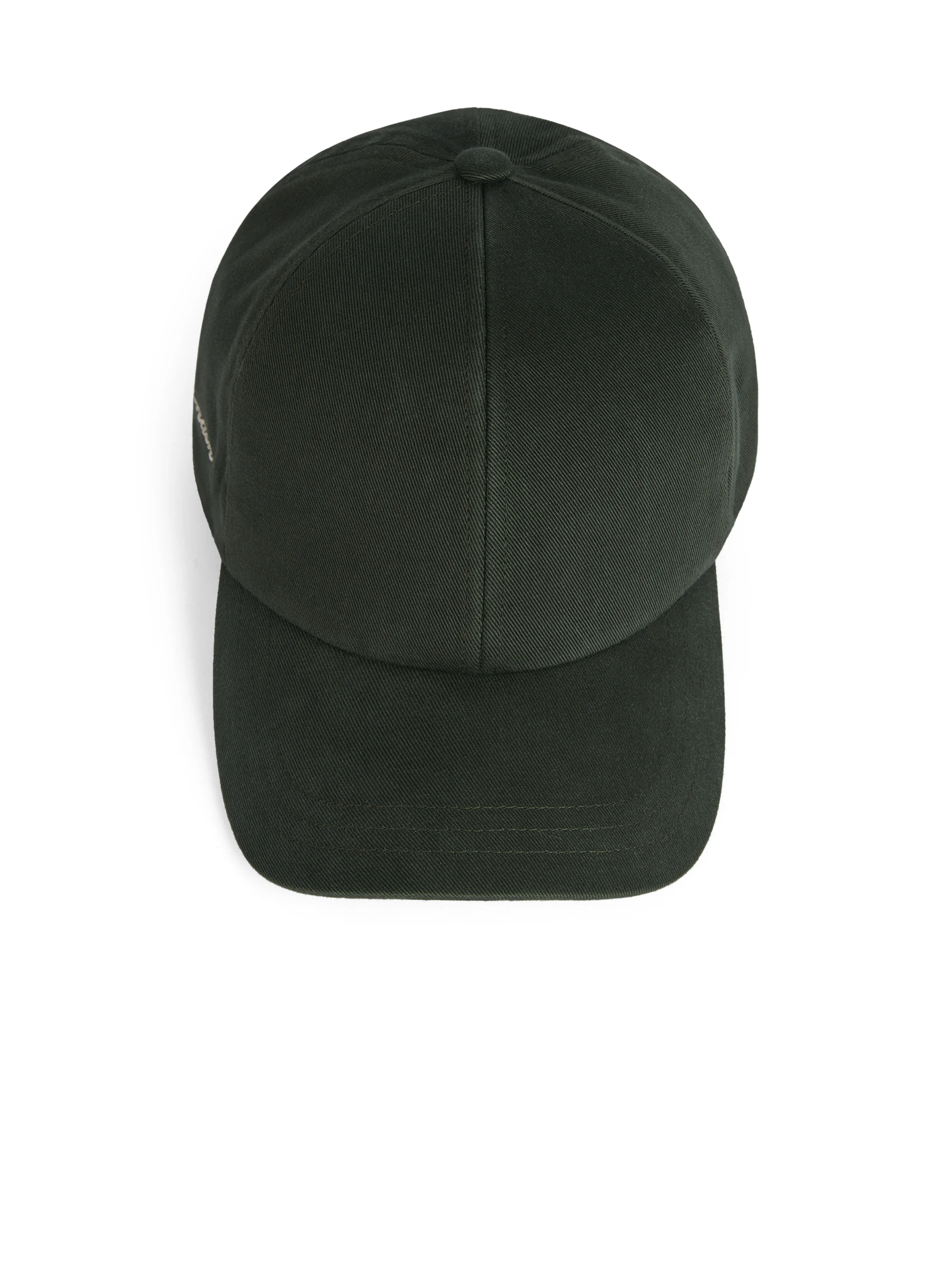 Balmain washed cotton cap - 1