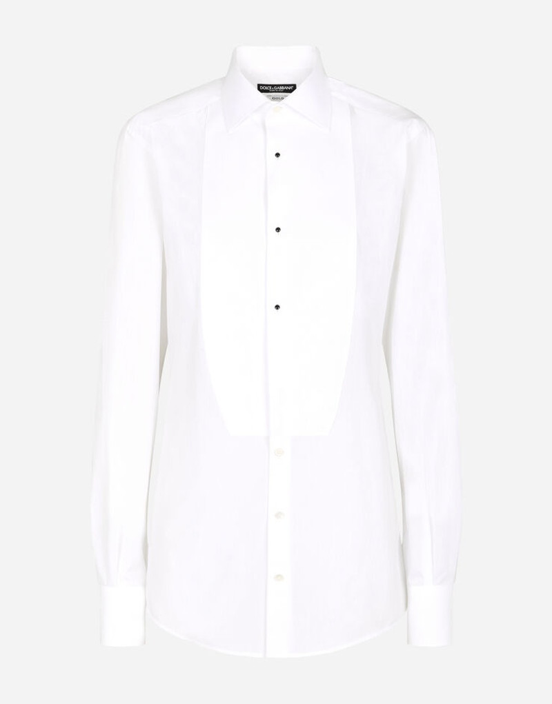 Poplin tuxedo shirt 1