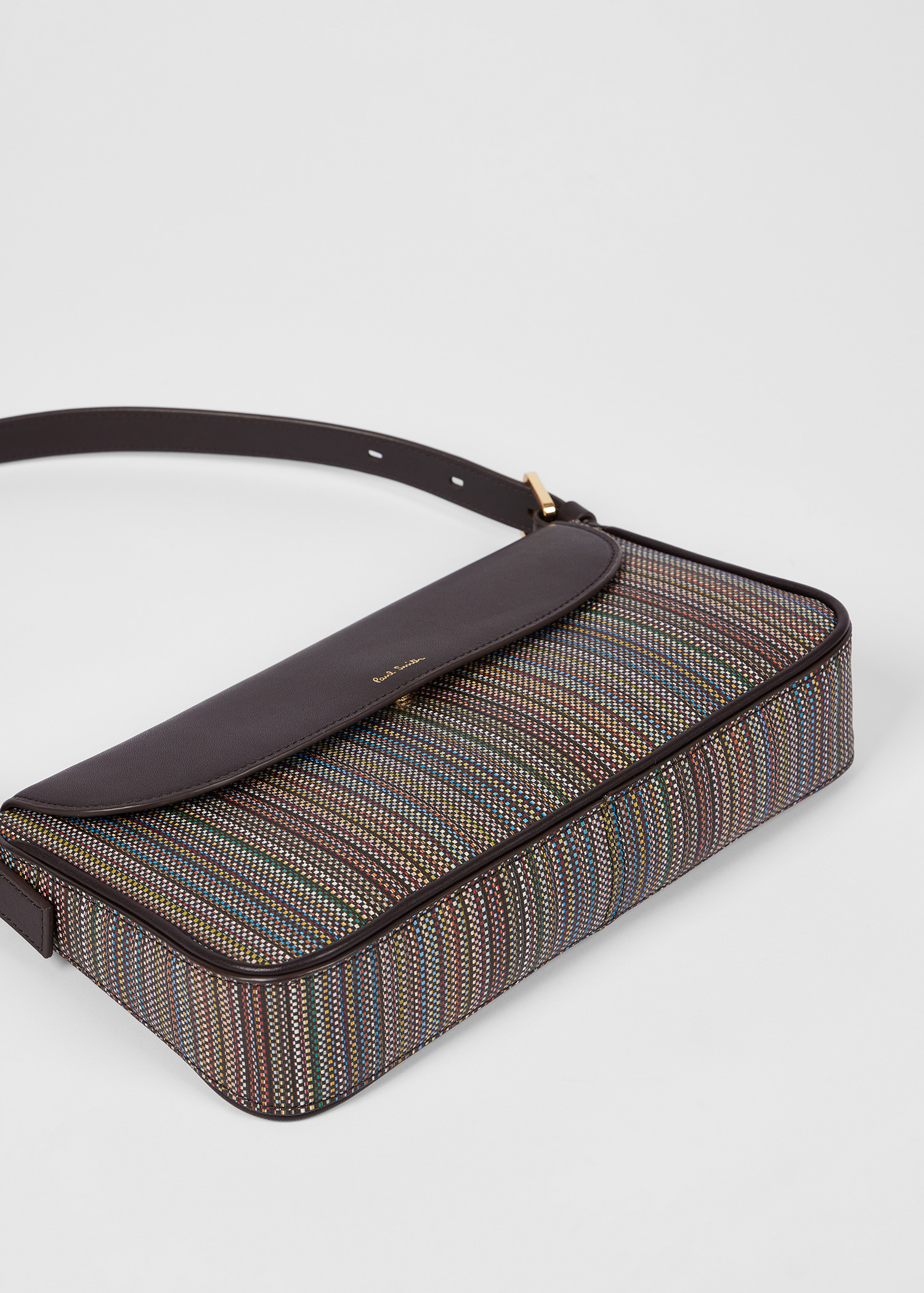 Women's 'Signature Stripe' Top Handle Shoulder Bag - 6
