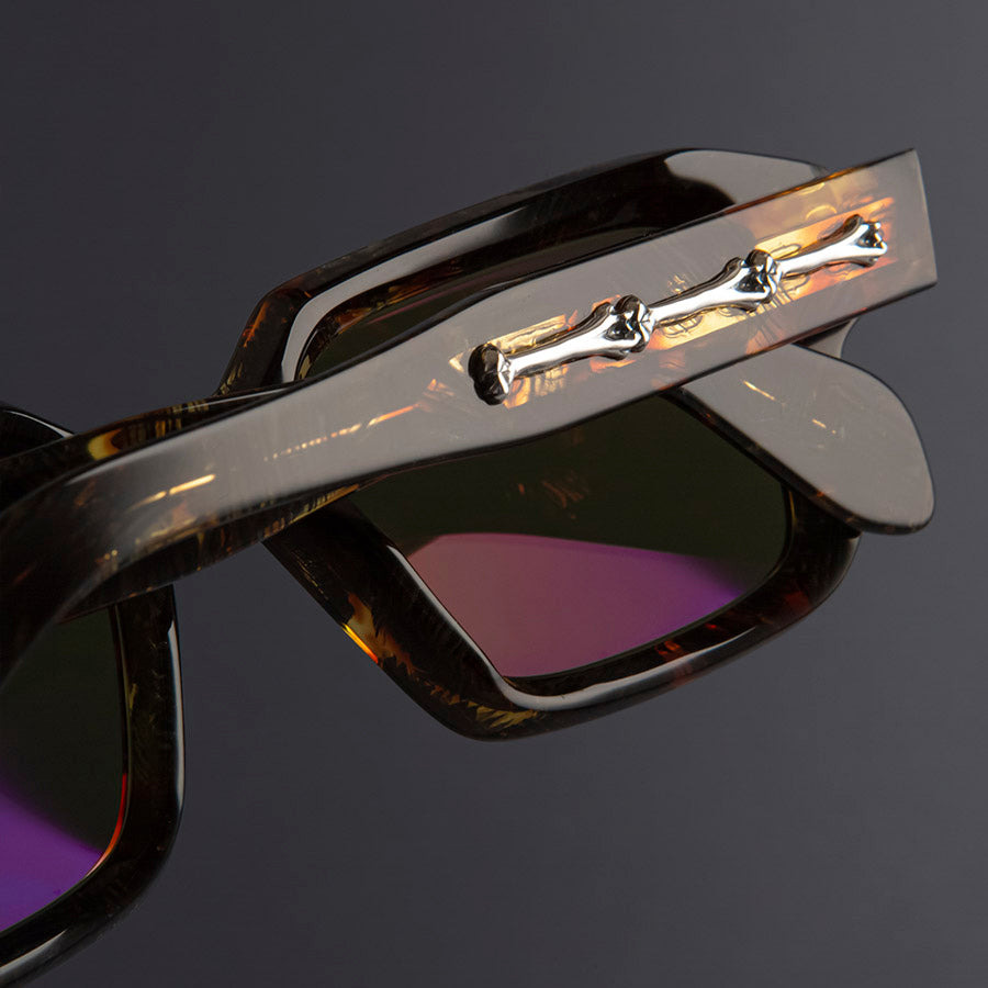 THE GREAT FROG BONES LINK RECTANGLE SUNGLASSES - 6