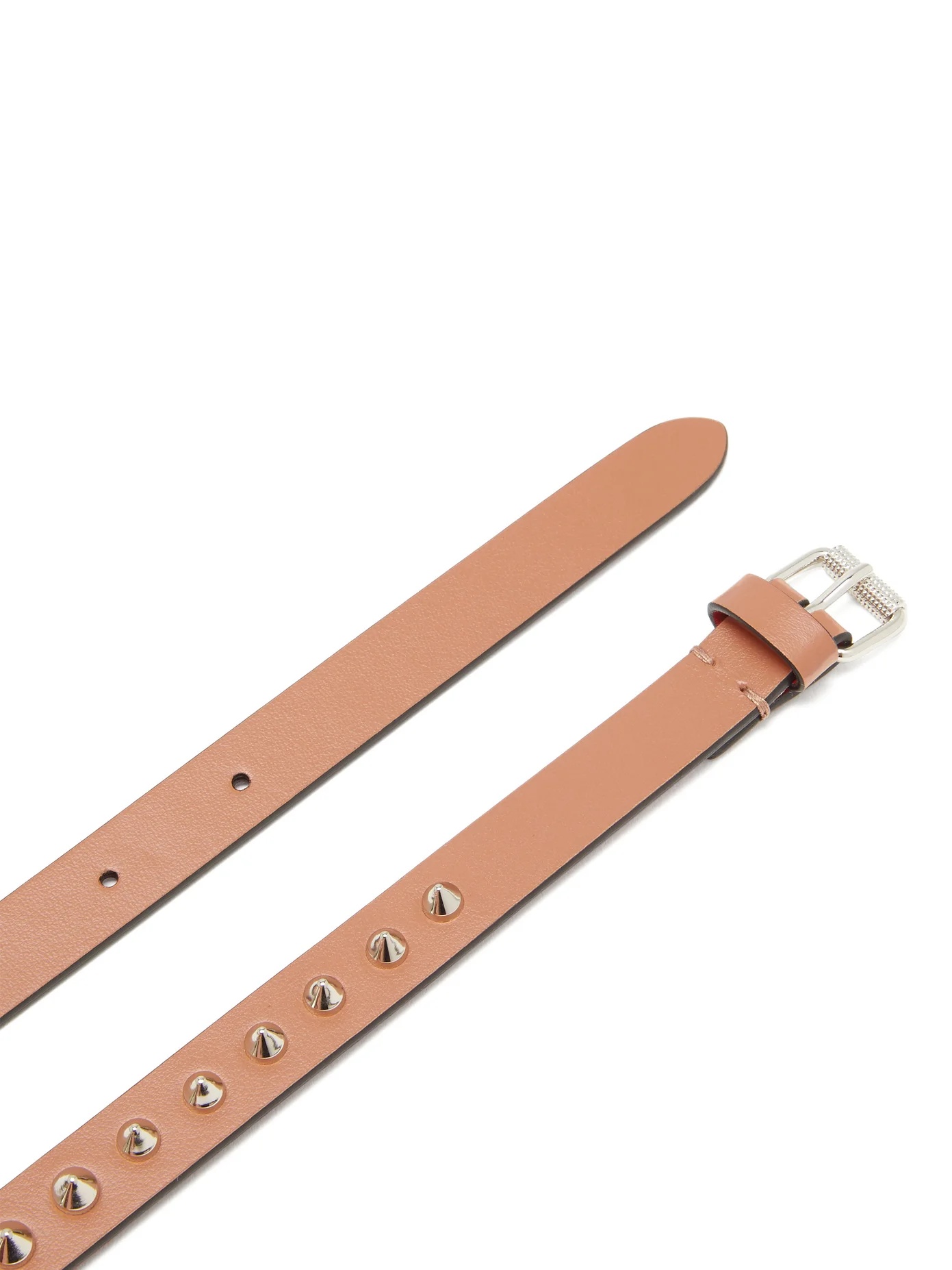 Loubispikes studded leather belt - 5