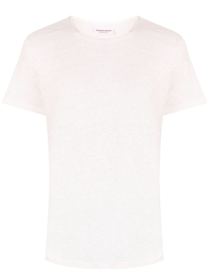 lined short-sleeved T-shirt 1