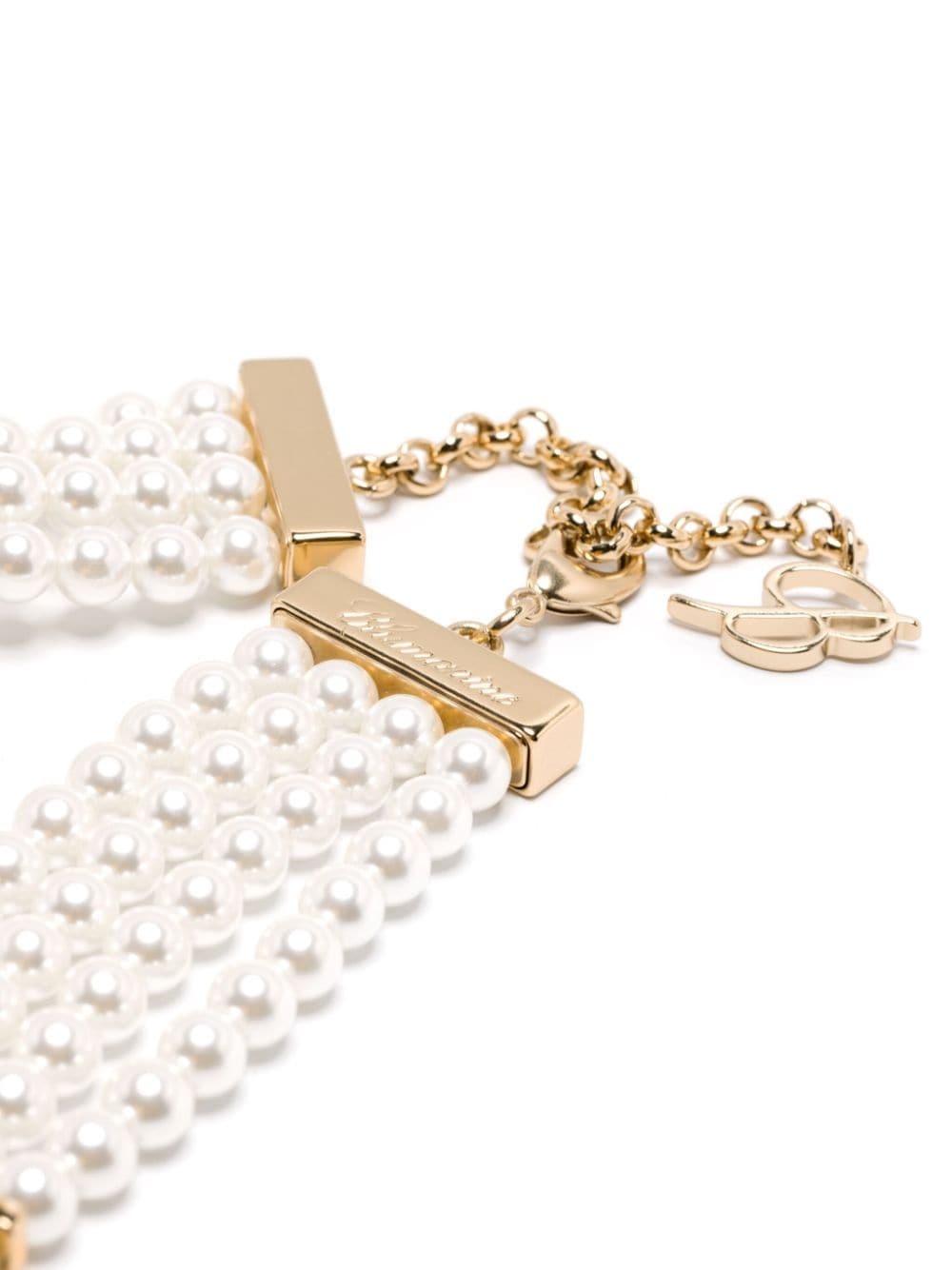 crystal-embellished choker necklace - 3
