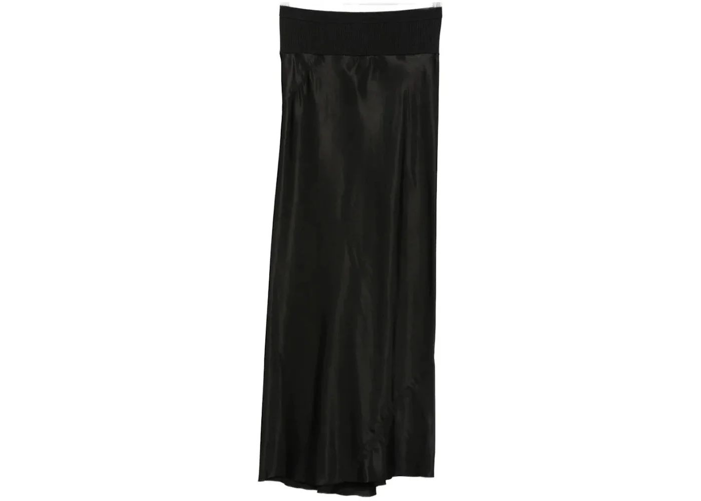 Rick Owens Calf Bias Skirt Black - 1
