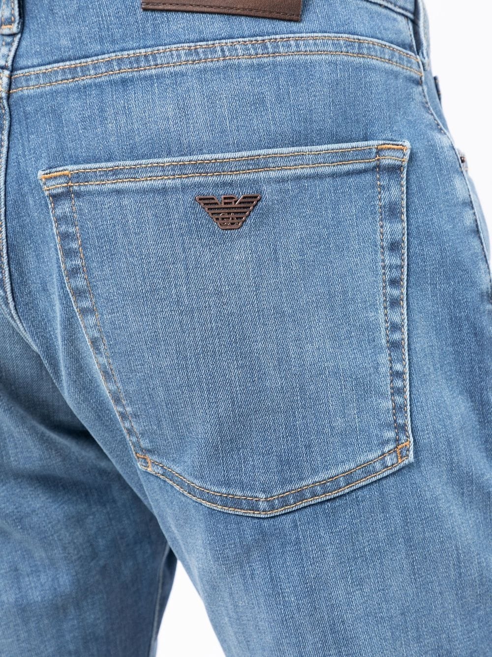 straight-leg denim jeans - 5