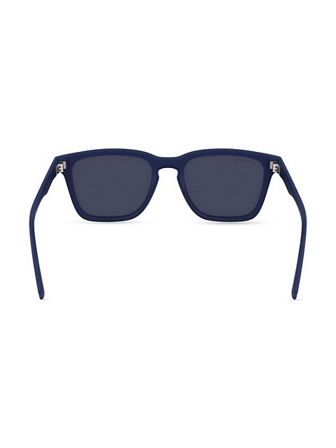 Color Block Sport-Inspired 53MM Rectangular Sunglasses - 5