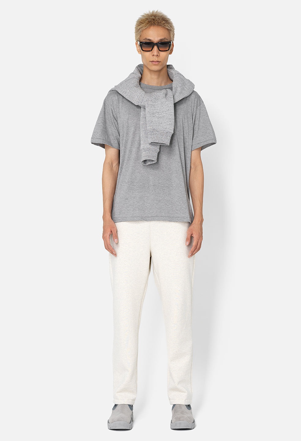 CASHMERE FLEECE SAVILE SWEATS - 4