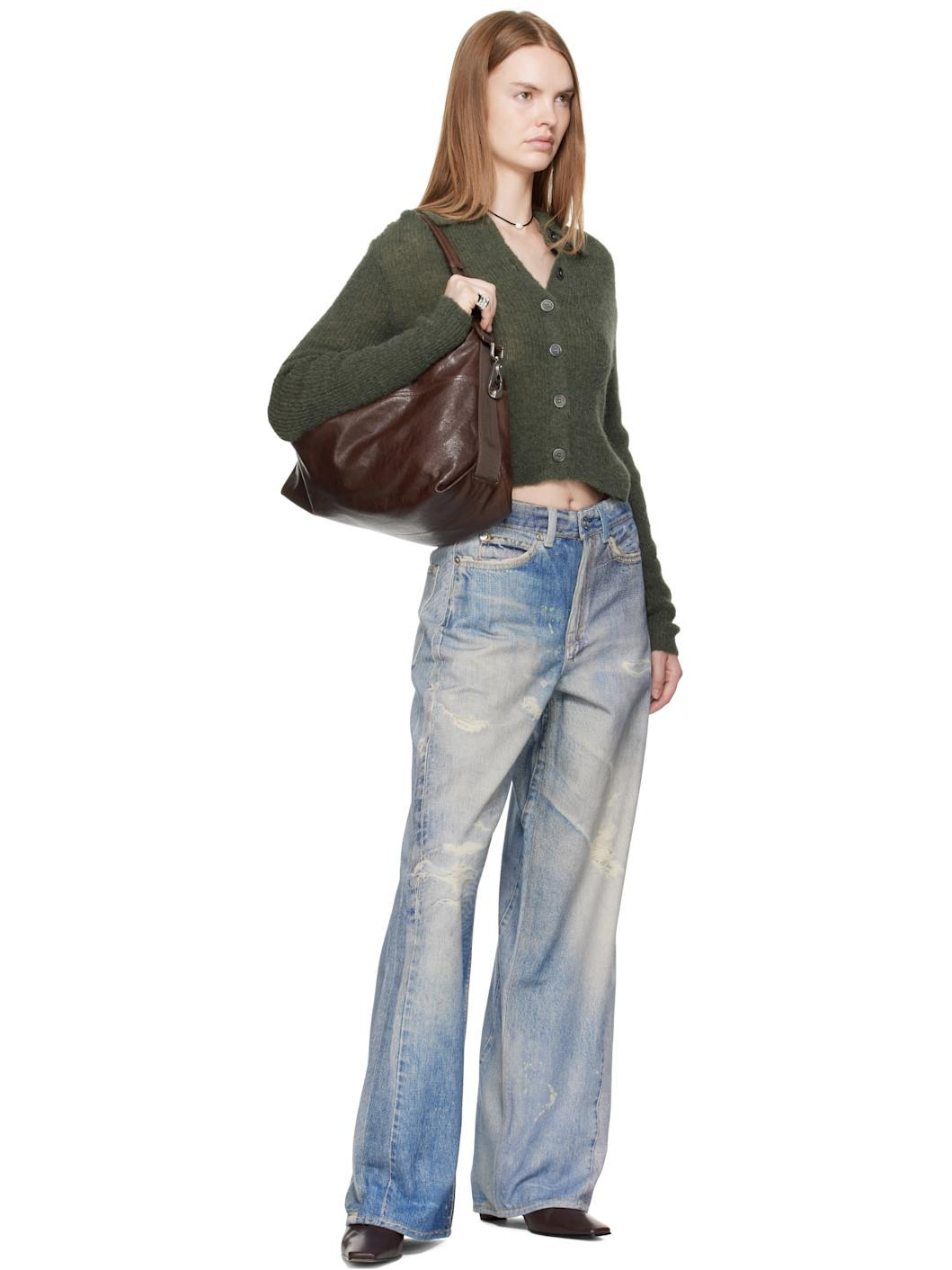 Green Mazzy Polo Cardigan - 4