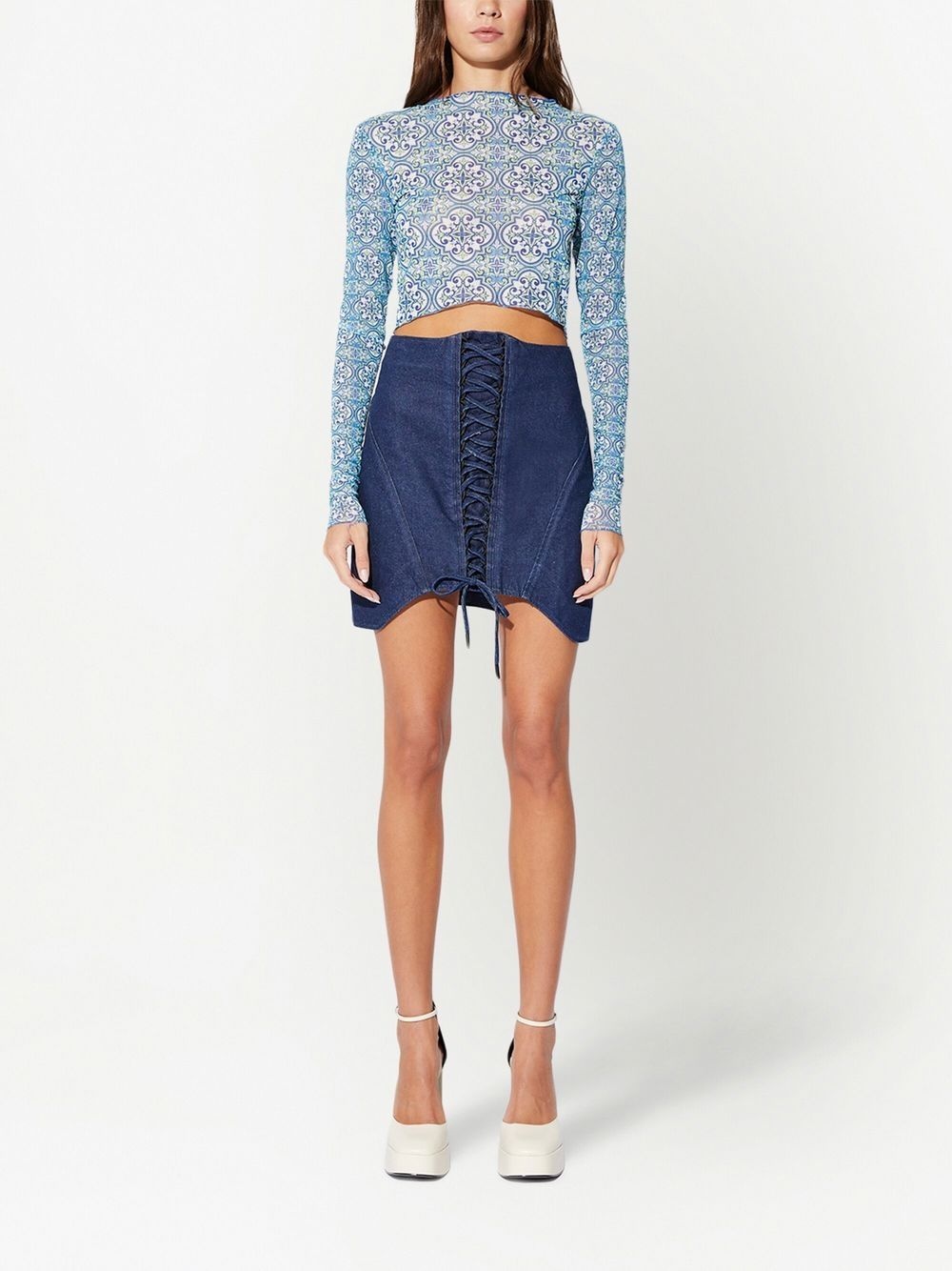 Tomas tile-print top - 2