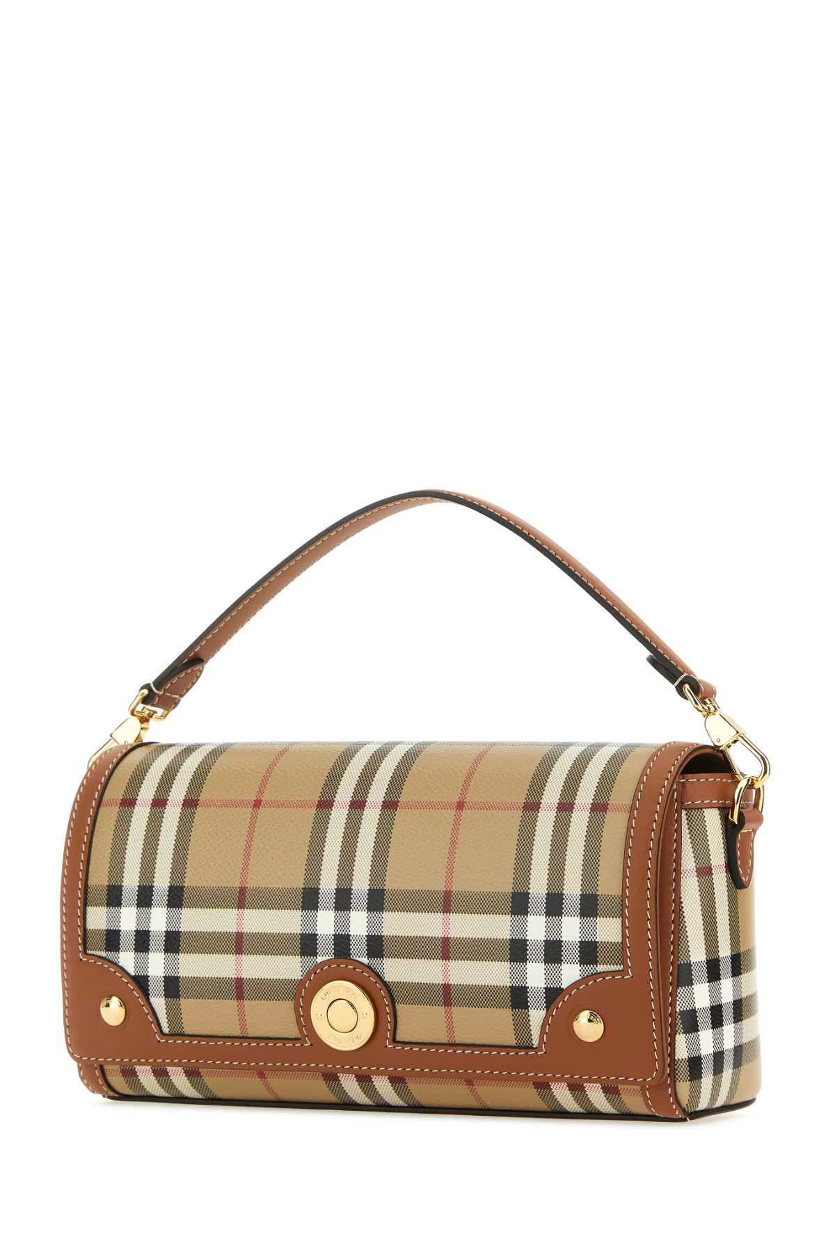 Burberry Women Printed Canvas And Leather Note Handbag - 2