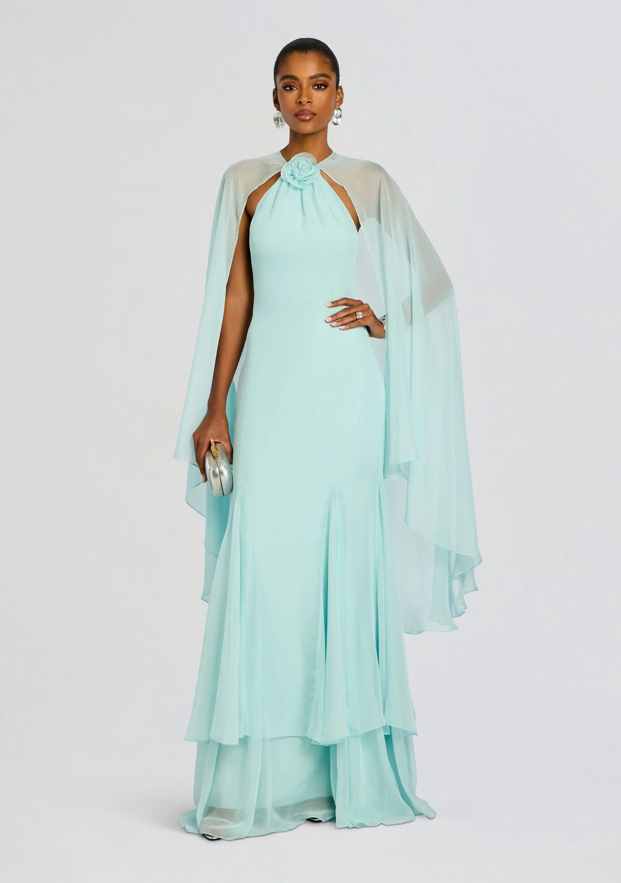 LIRAEL CHIFFON DRESS - 1