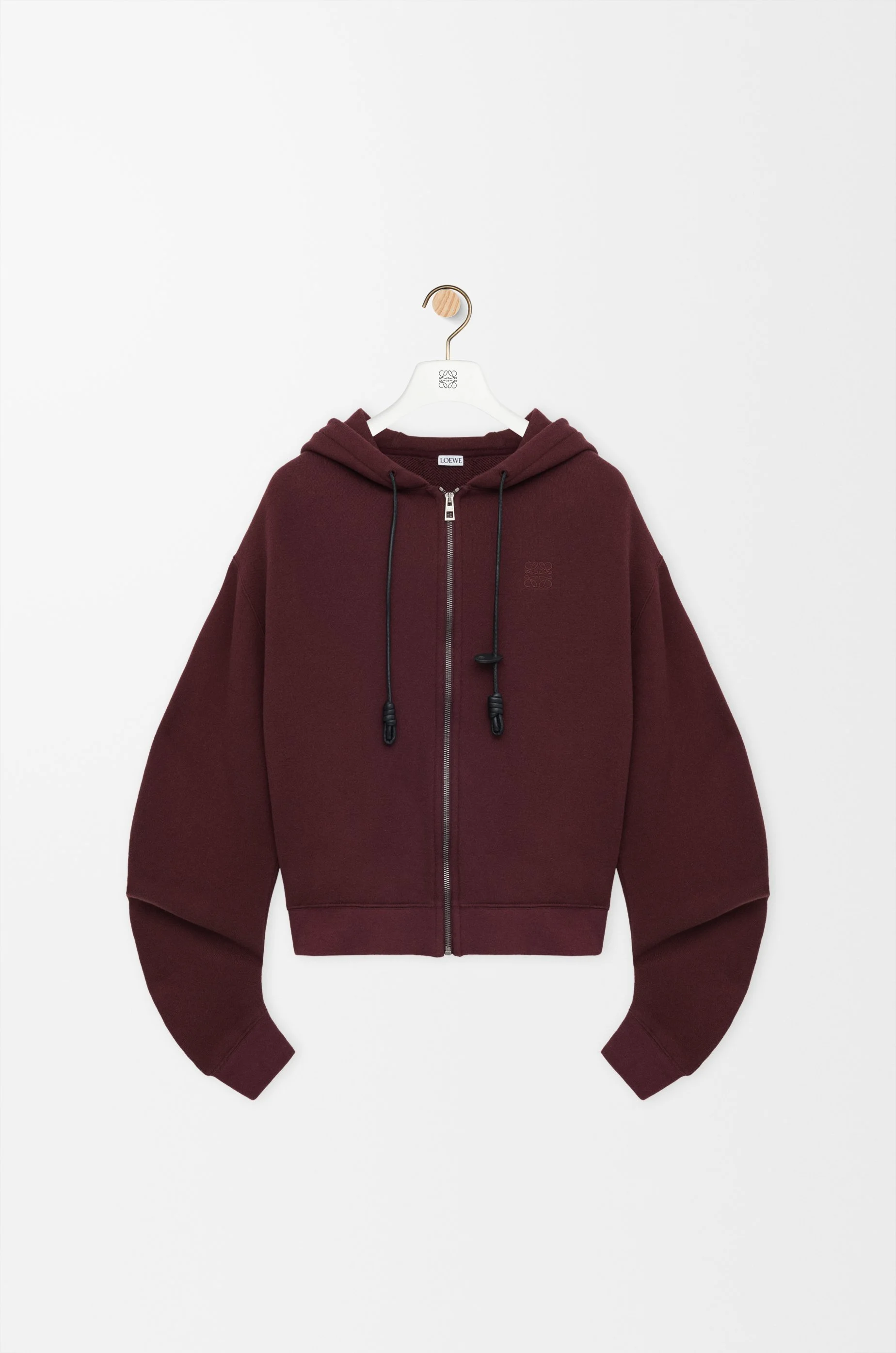 Flamenco hoodie in cotton and cashmere - 1