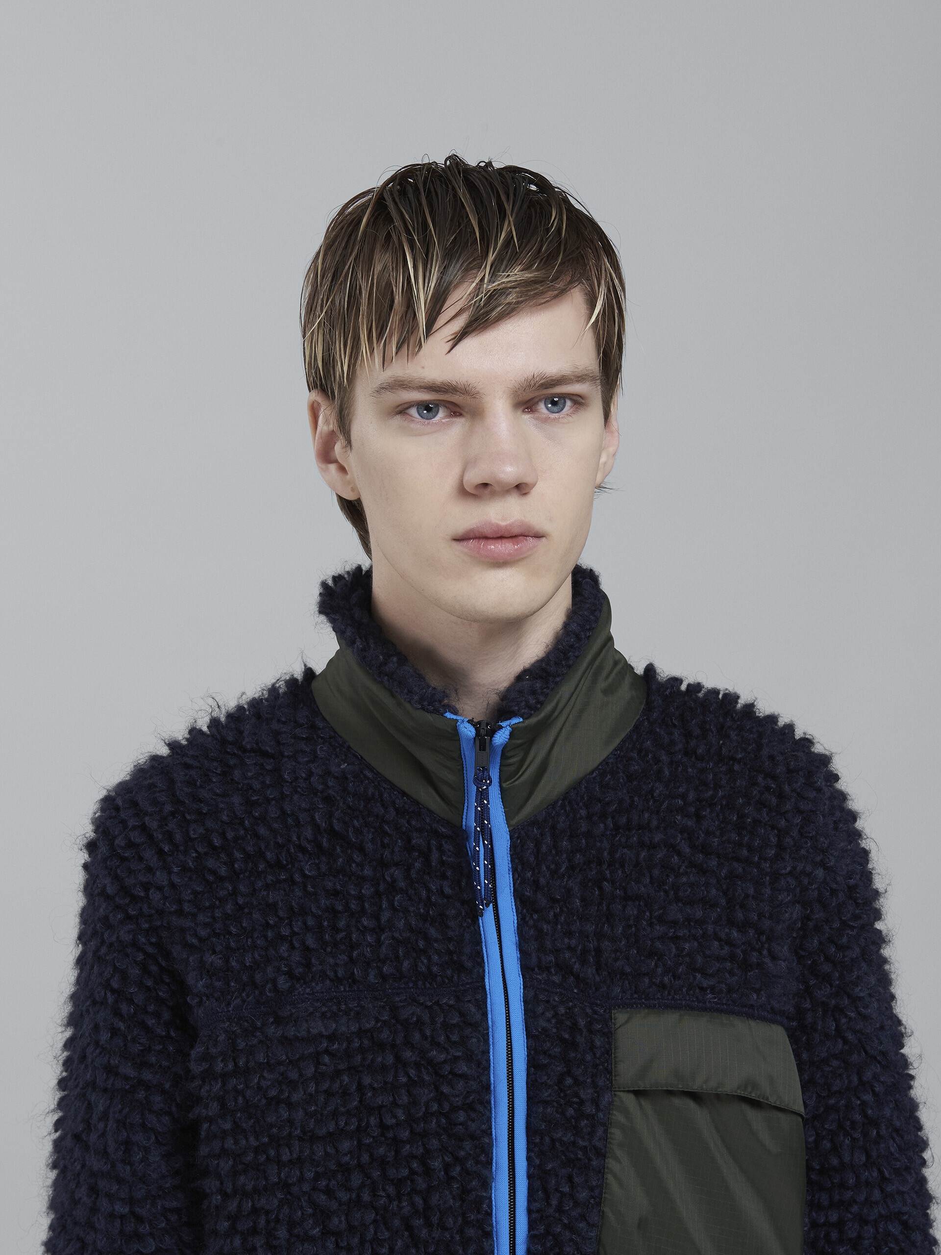 MOHAIR ZIP-UP CARDIGAN - 4