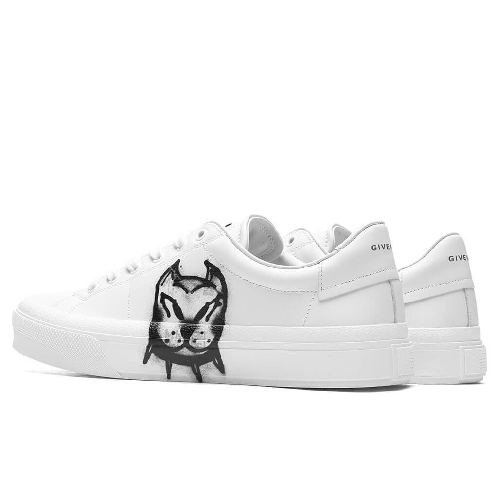 GIVENCHY CITY SPORT LACE UP SNEAKER - WHITE/BLACK - 3