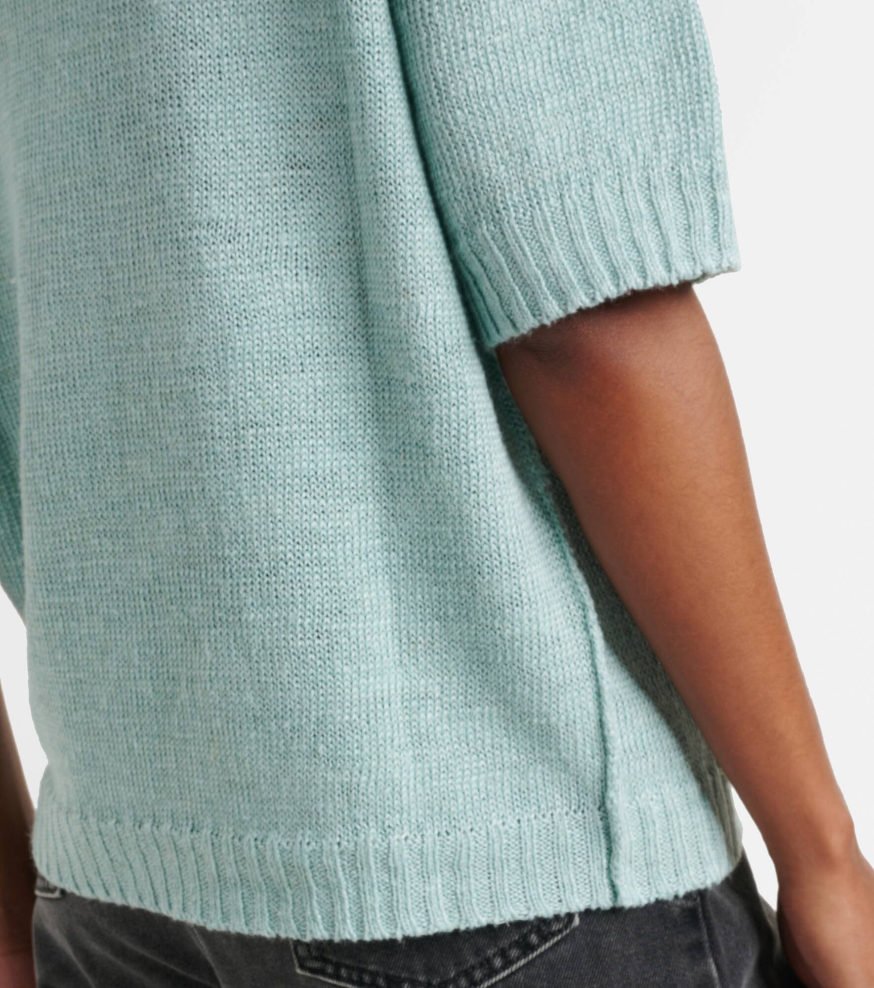 Hemp polo sweater - 5