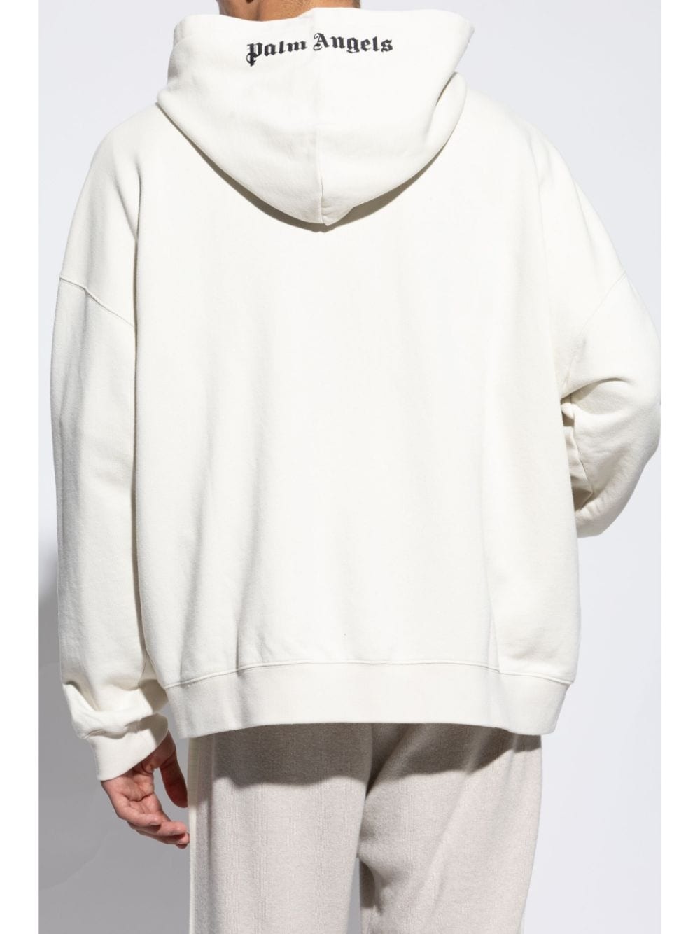 logo-embroidered hoodie - 4