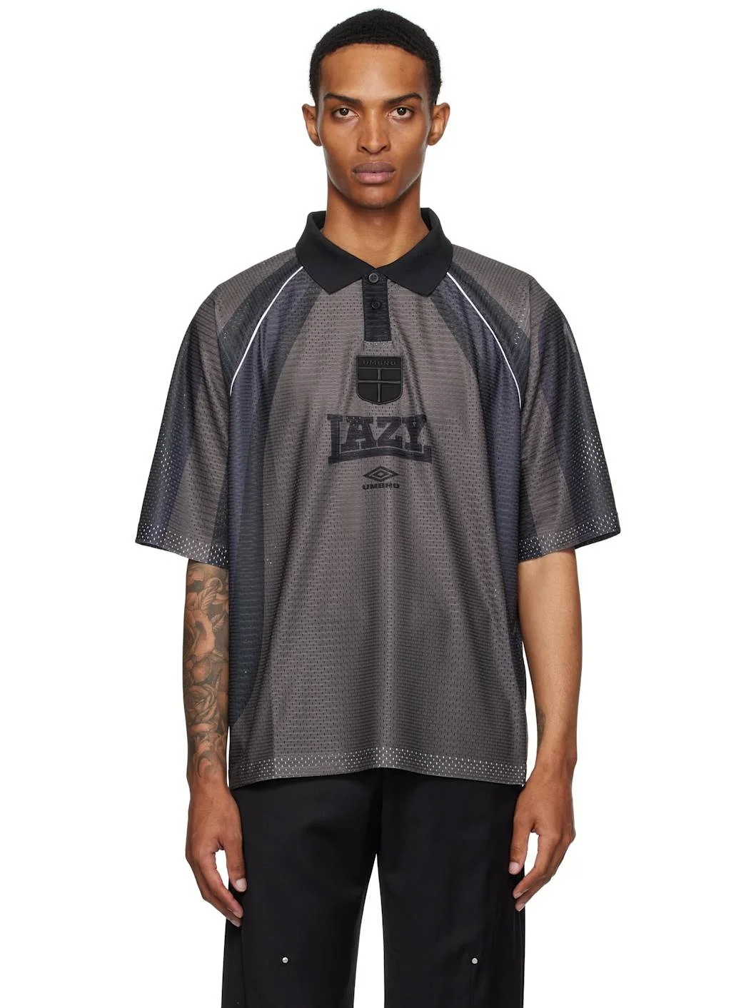 Brown & Black 97/98 'Lazy' Polo - 1