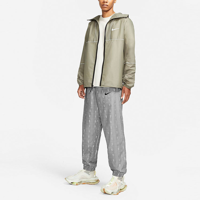 Nike Nike ISPA Series Adjustable Drawstring Design Casual Breathable Sports Long Pants Large Gray CZ3189- outlook