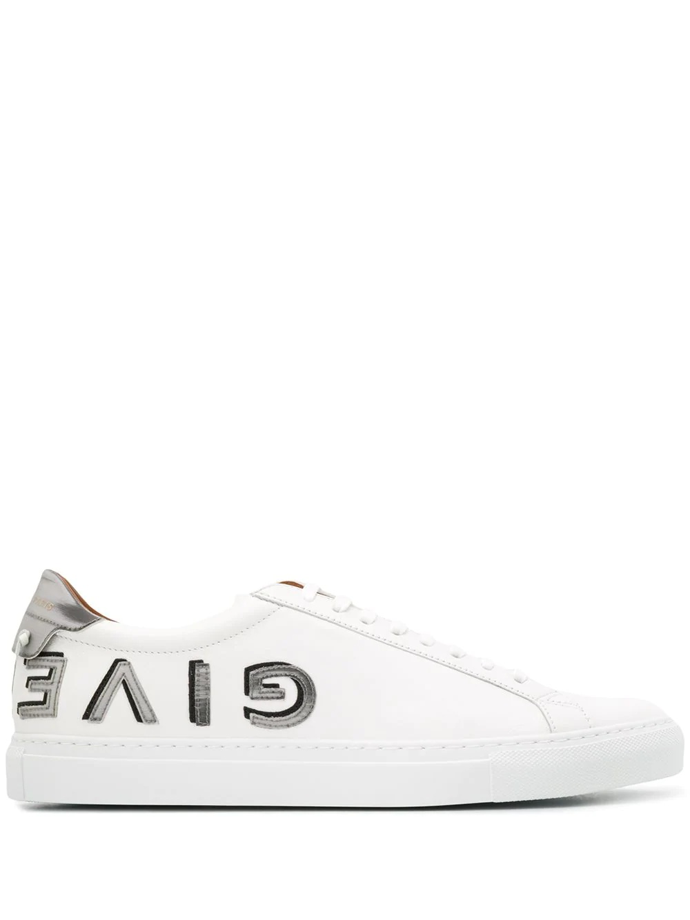 reverse logo low top sneakers - 1