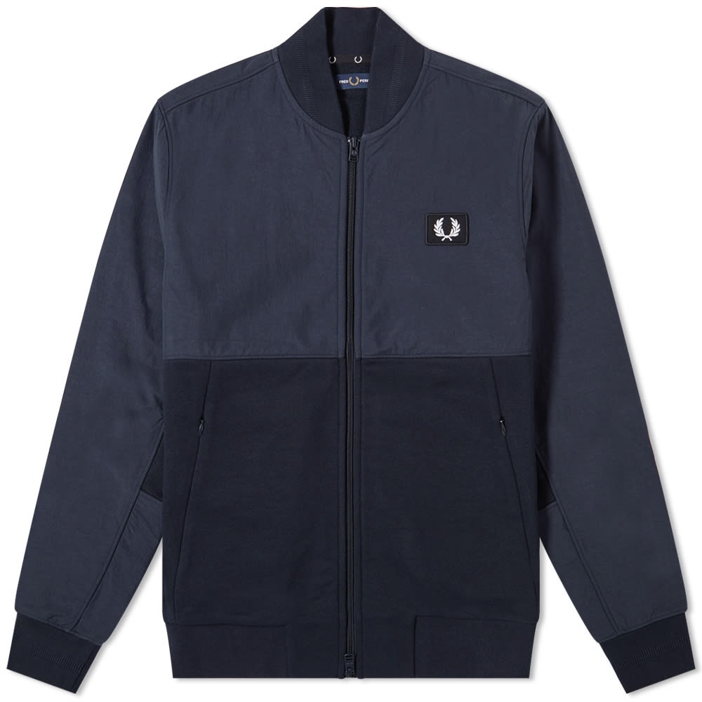 Fred Perry Authentic Woven Panel Bomber Jacket - 1