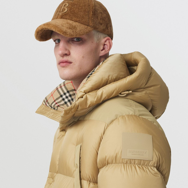 Logo Appliqué Nylon Puffer Coat 3